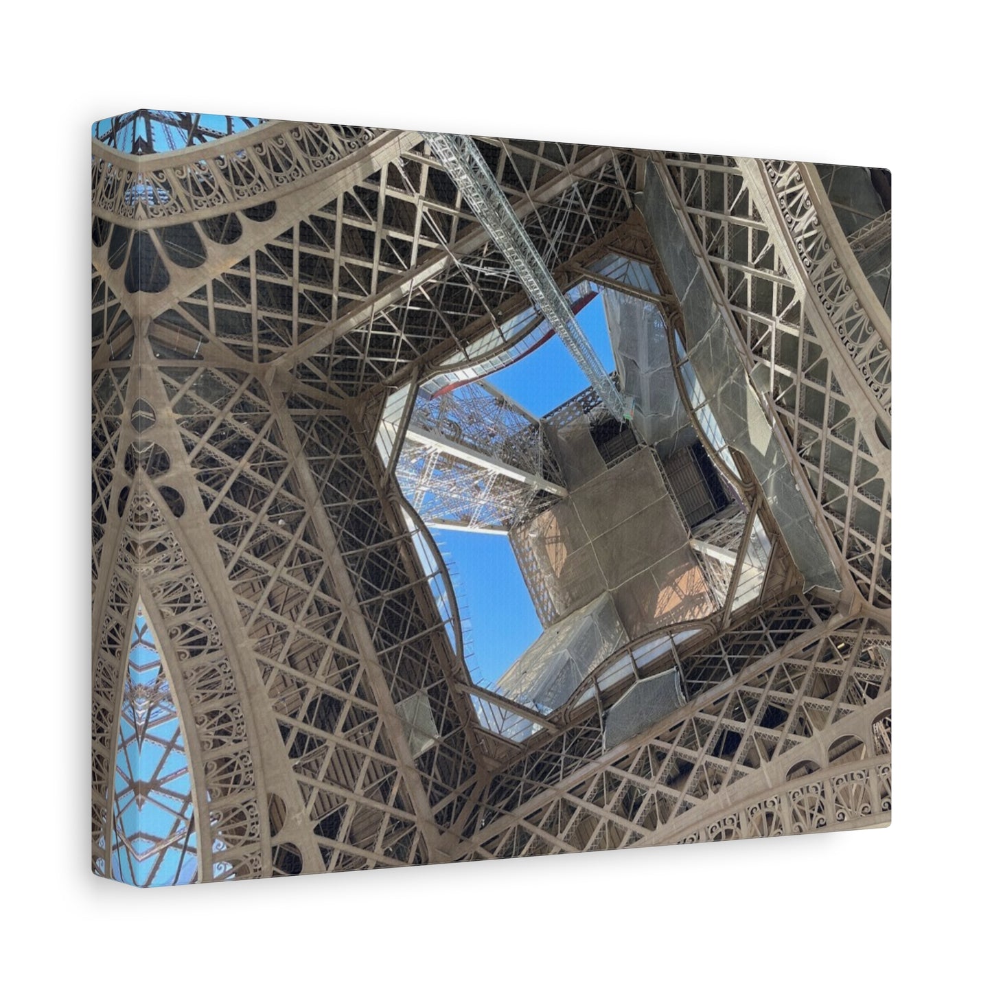 Eiffel Tower Canvas Art Print - Unique Architectural Home Decor