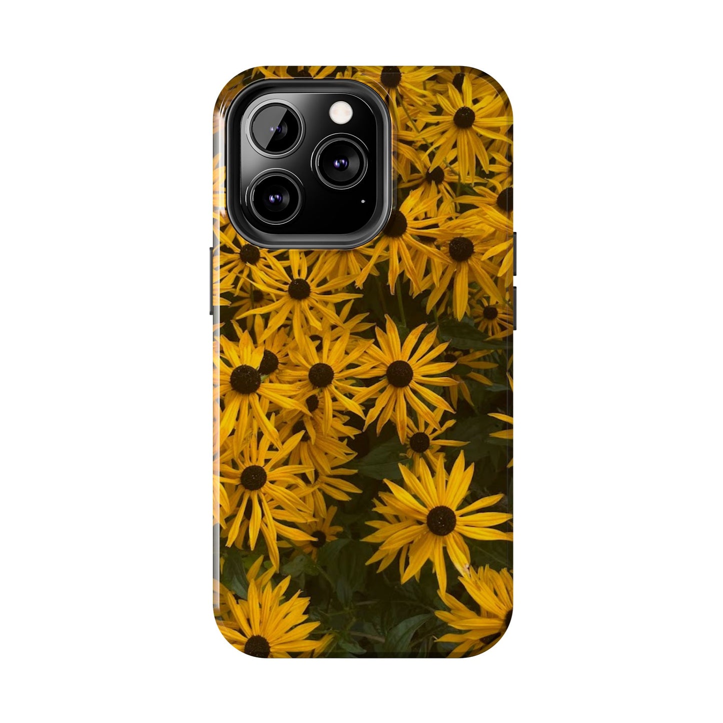 Vibrant Floral Tough Phone Case – Durable Protection with a Sunny Yellow Flower Design