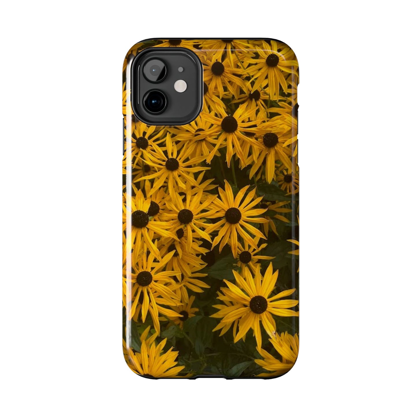 Vibrant Floral Tough Phone Case – Durable Protection with a Sunny Yellow Flower Design