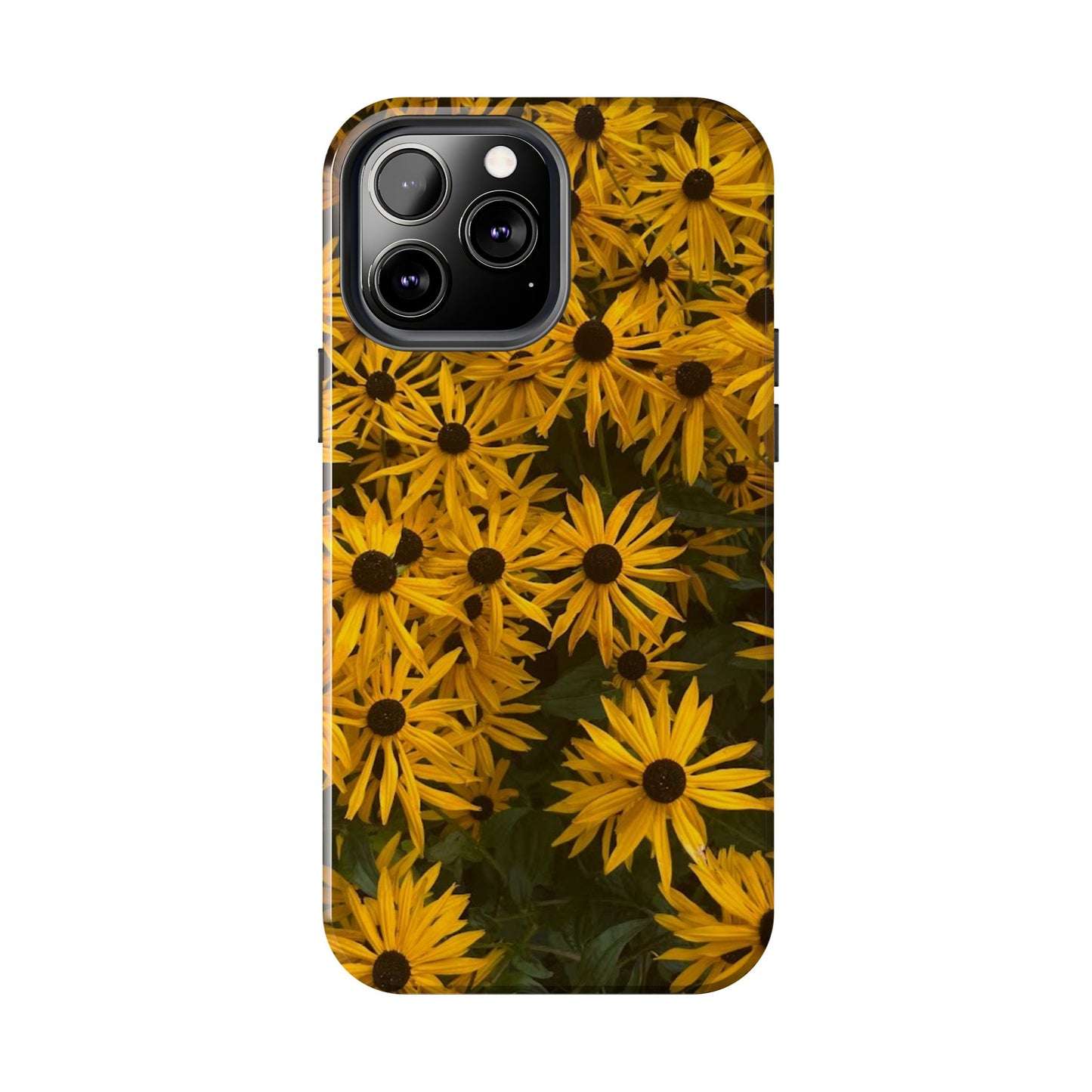 Vibrant Floral Tough Phone Case – Durable Protection with a Sunny Yellow Flower Design