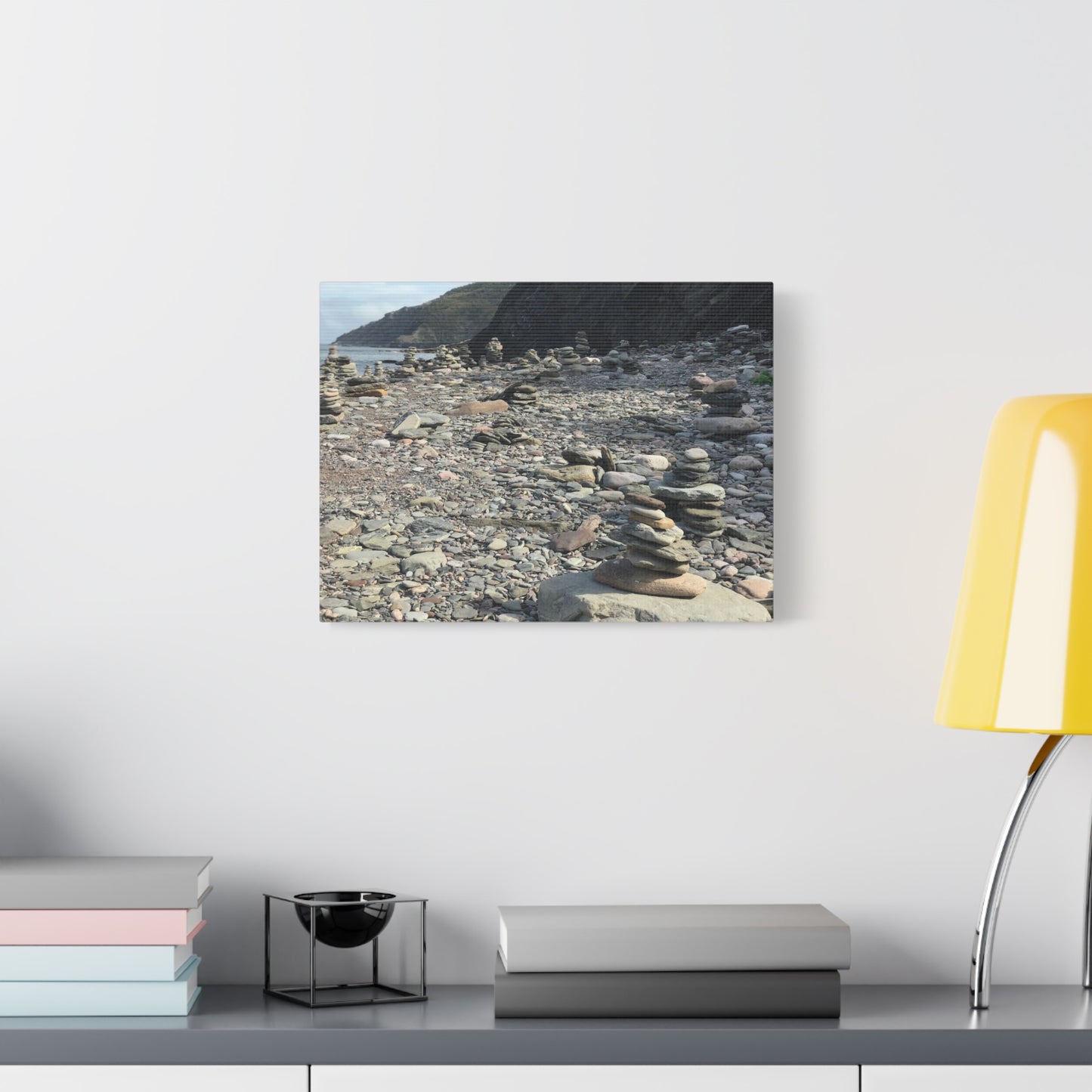 Peaceful Rock Stack Art Canvas - Nature-Inspired Wall Decor