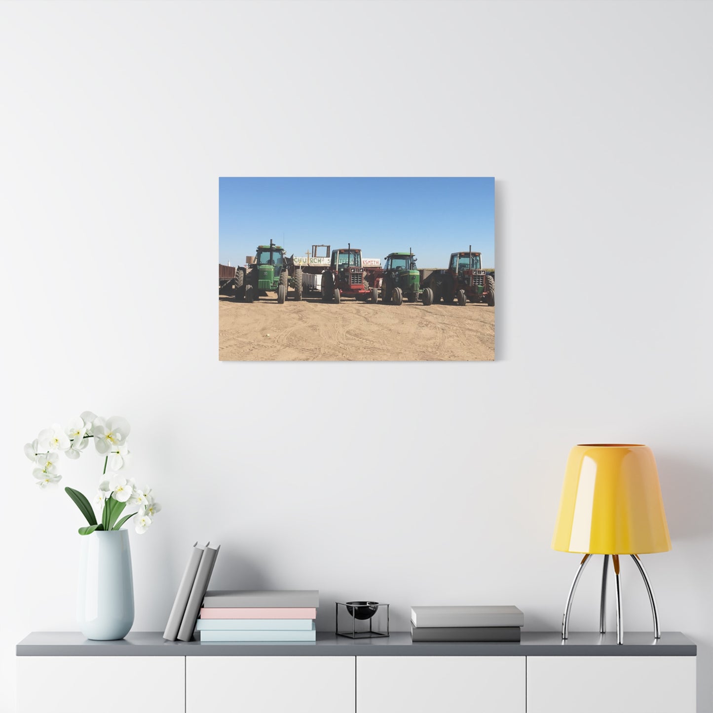 Farming Tractors Canvas Art - Stretched Matte Wall Decor
