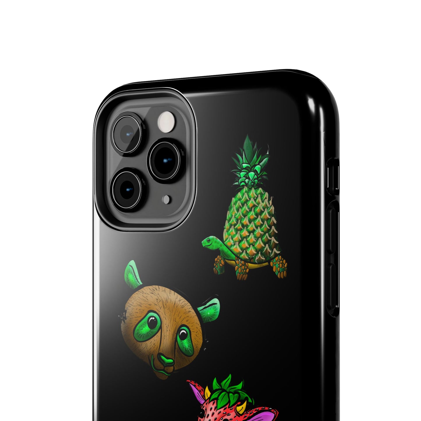 Colorful Animal Design Tough Phone Case - Unique Protection for Wildlife Lovers