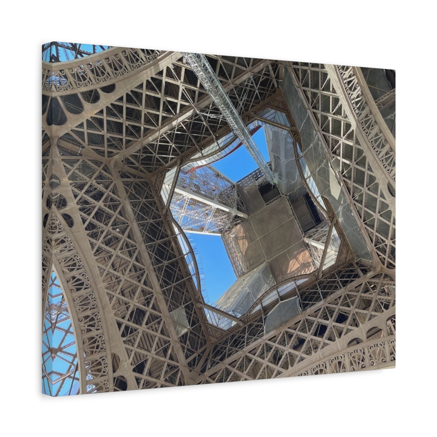 Eiffel Tower Canvas Art Print - Unique Architectural Home Decor