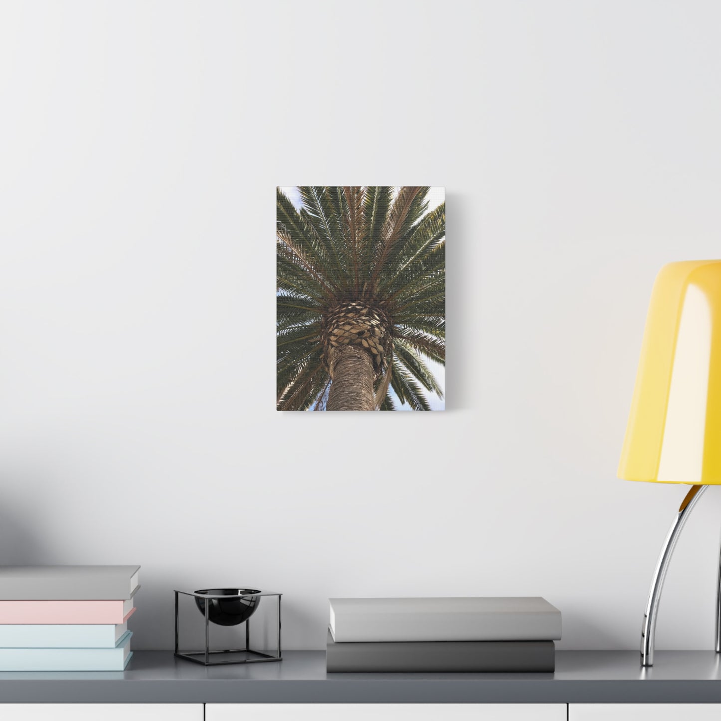 Tropical Palm Tree Canvas Art - Stretched Wall Decor for Home or Office