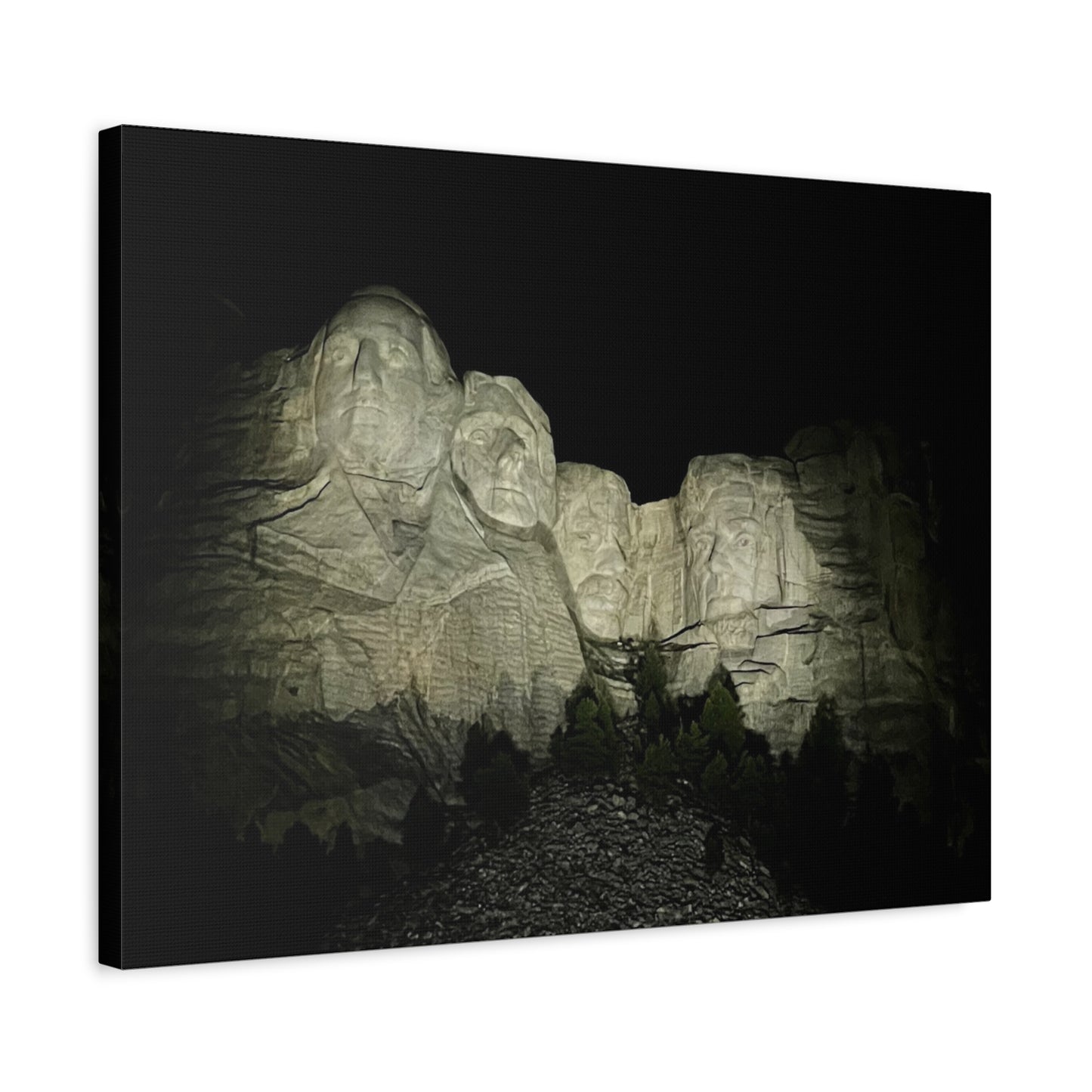 Mount Rushmore Matte Canvas Wall Art - Stretched, 1.25"