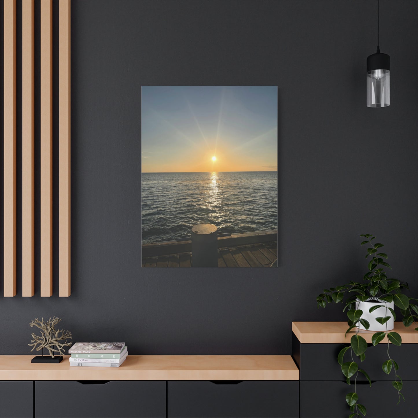 Serene Sunset Canvas Wall Art