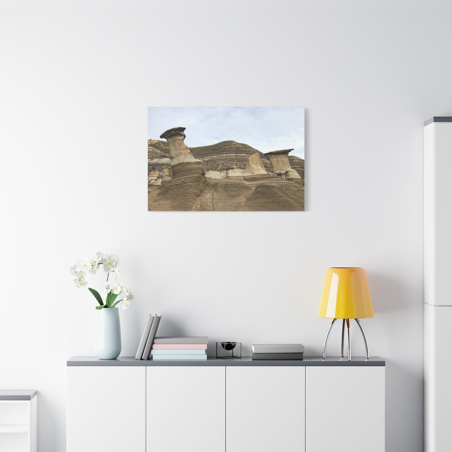 Elegant Landscape Canvas Art - Unique Rock Formations for Nature Lovers