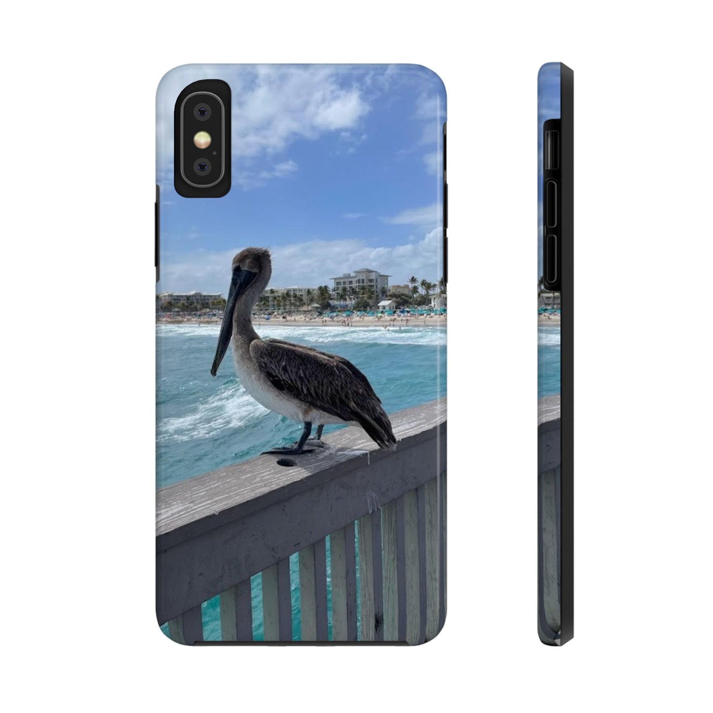 Coastal Pelican Tough Phone Cases - Durable Protection with Ocean Vibe