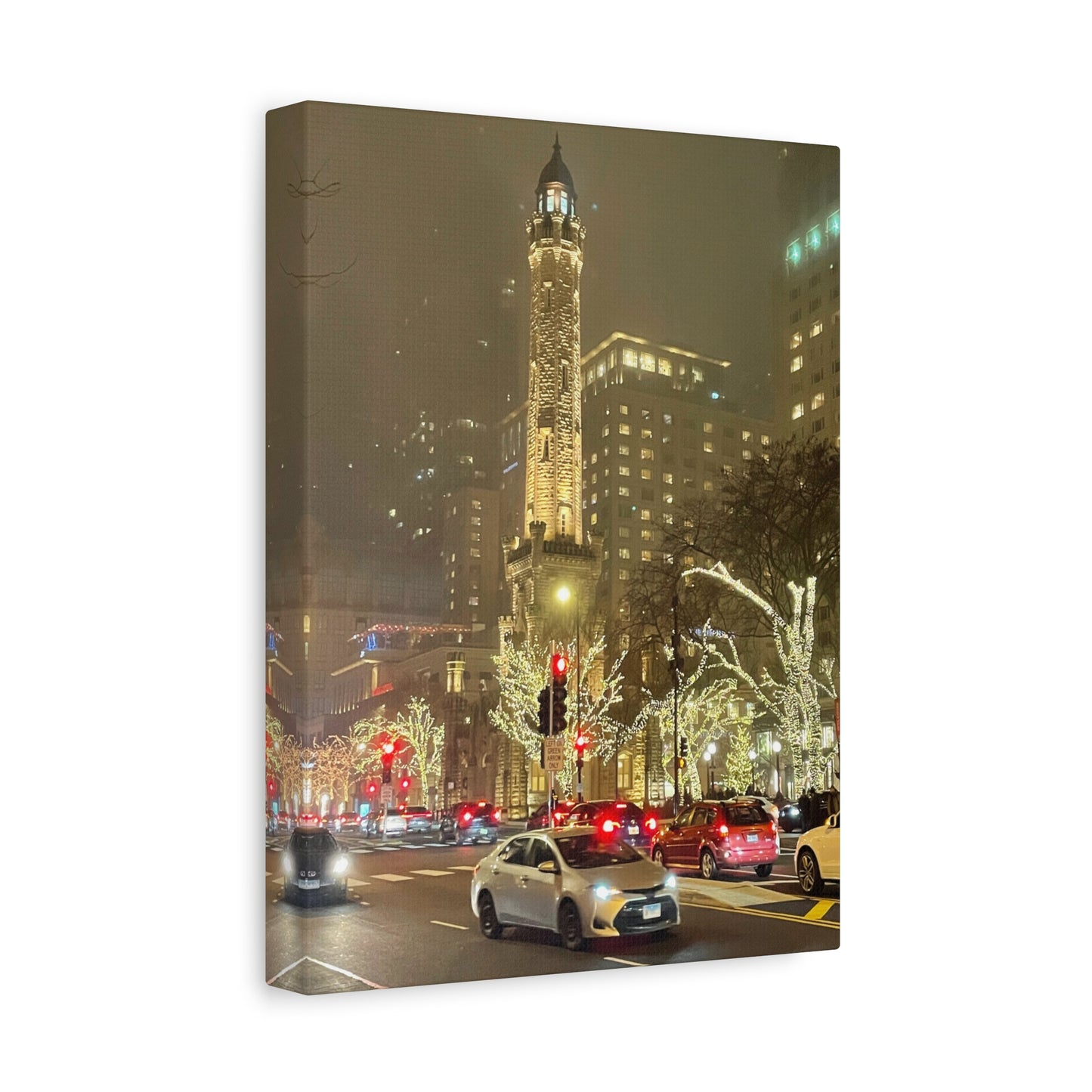City Lights Wall Art - Water Tower
