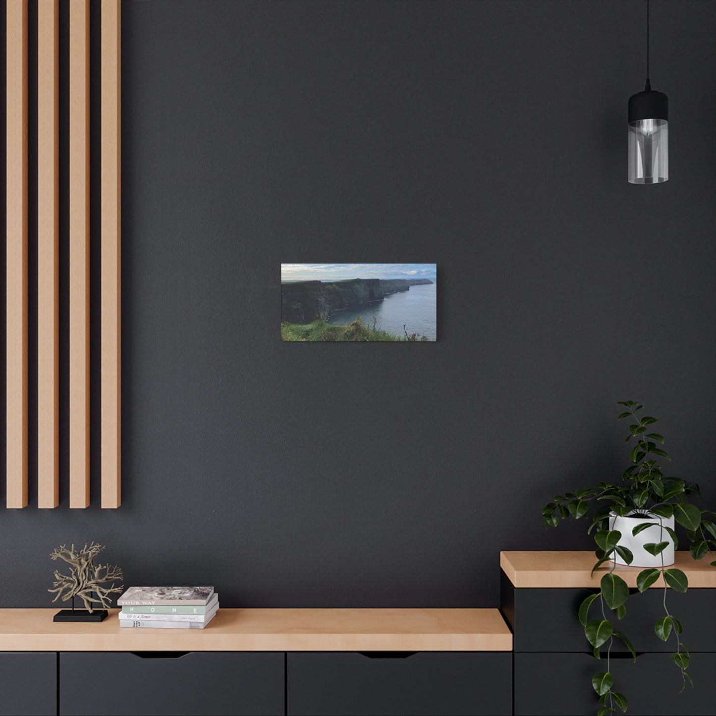 Coastal Cliffs Matte Canvas Wall Art - Tranquil Nature Decor
