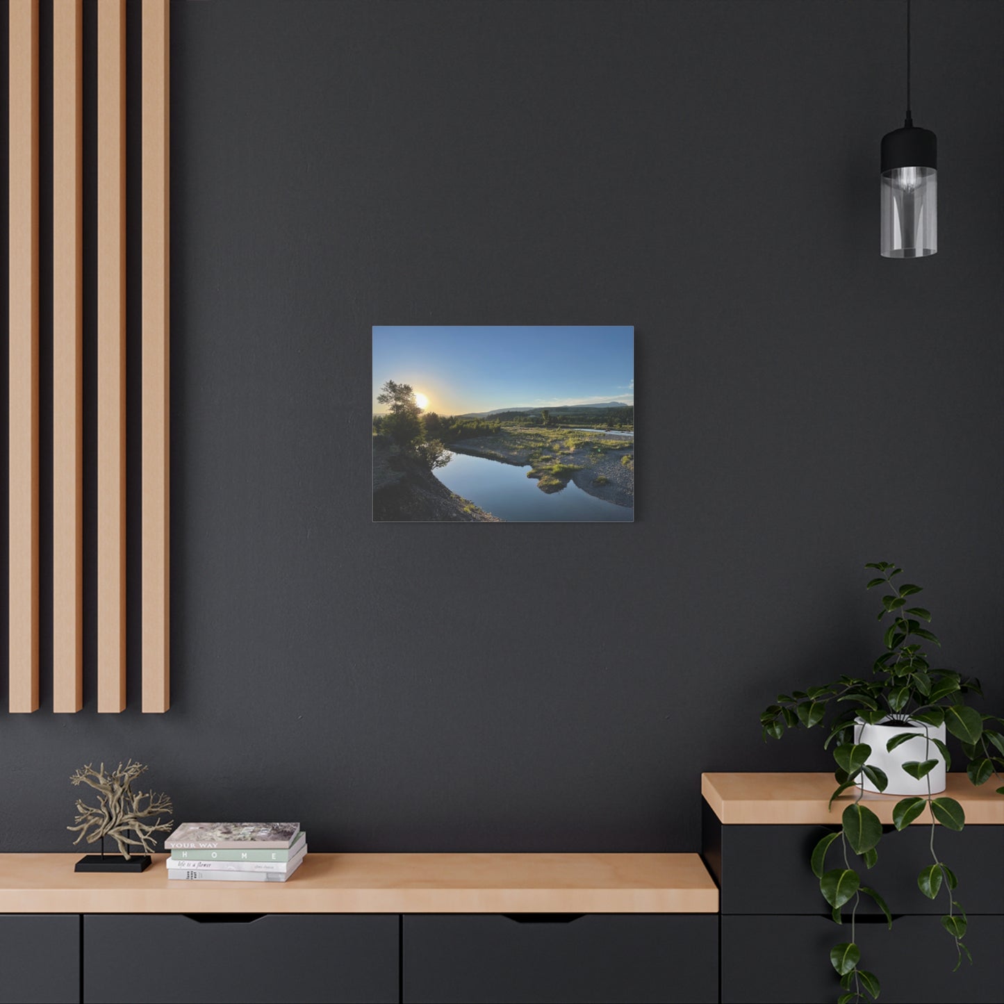 Serene Landscape Matte Canvas Wall Art