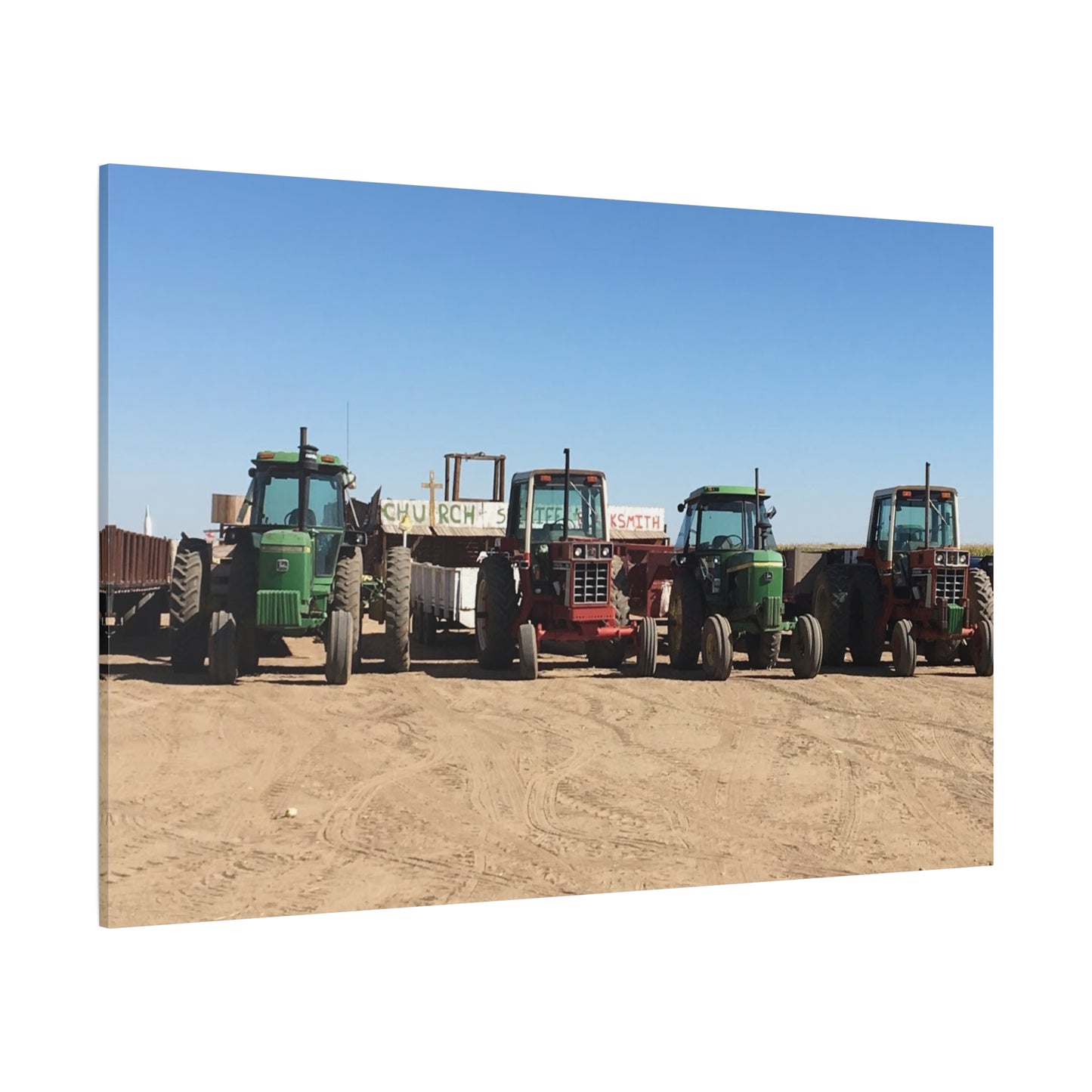 Farming Tractors Canvas Art - Stretched Matte Wall Decor