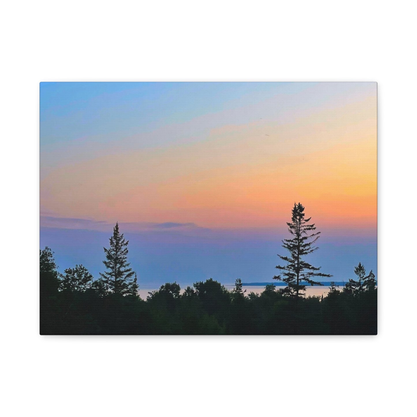 Serene Landscape Canvas Wall Art - Stretched Matte 1.25"
