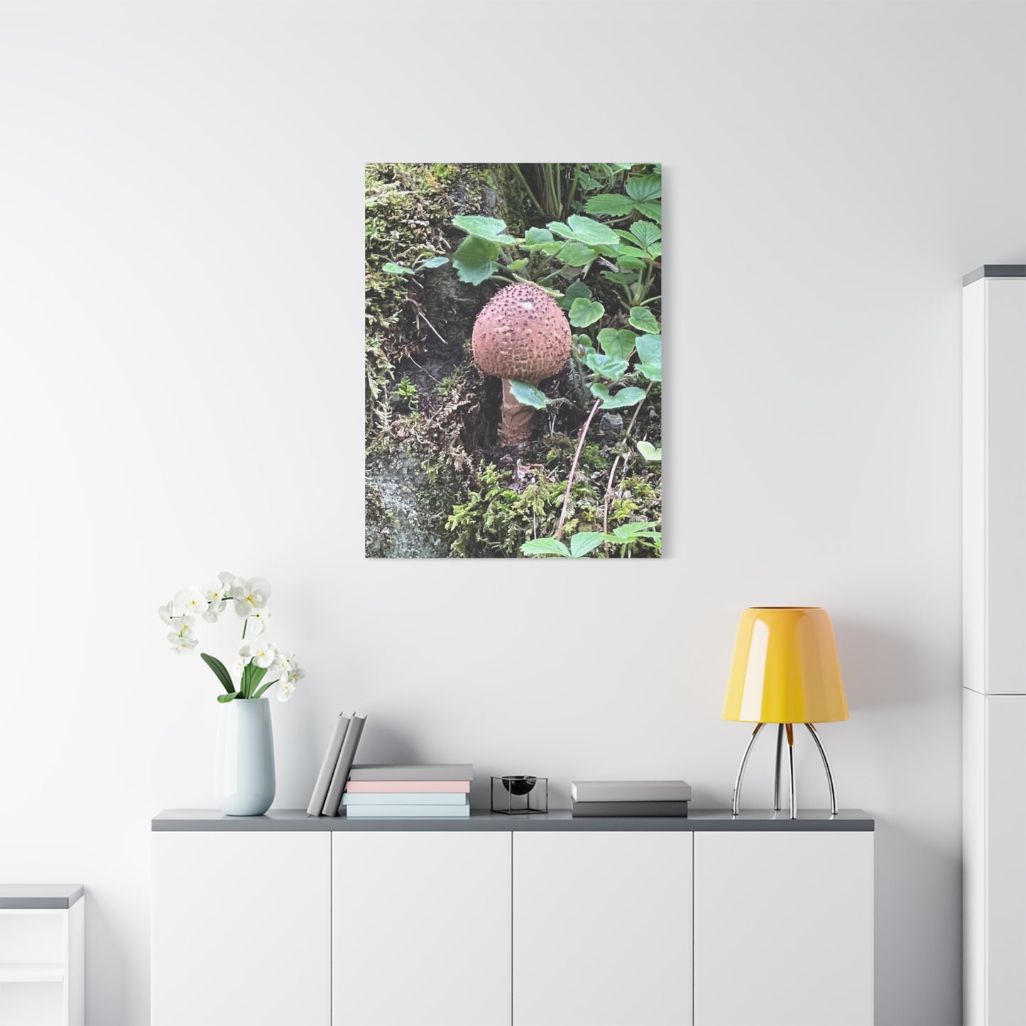 Nature-Inspired Mushroom Canvas Print - 1.25" Stretched Wall Art