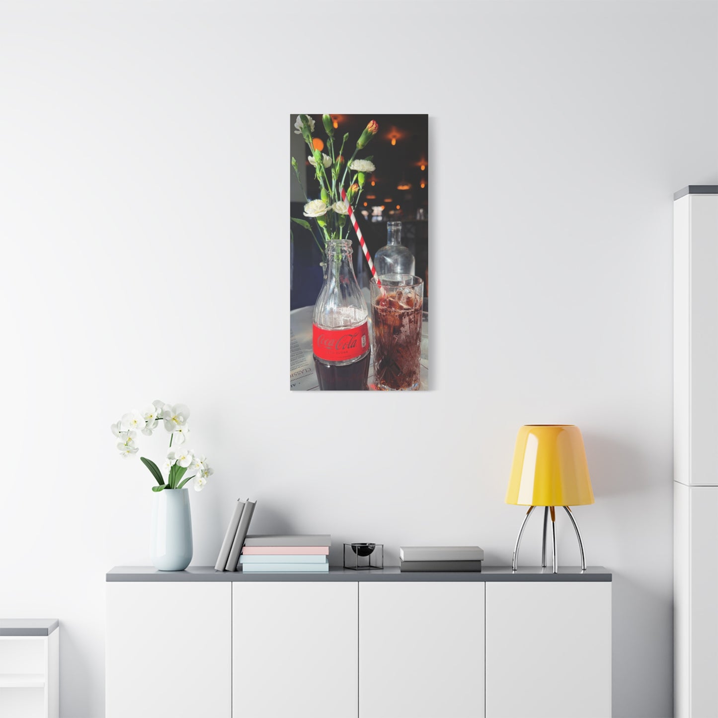 Retro Coca-Cola Canvas Wall Art - 1.25" Stretched Print for Home Decor