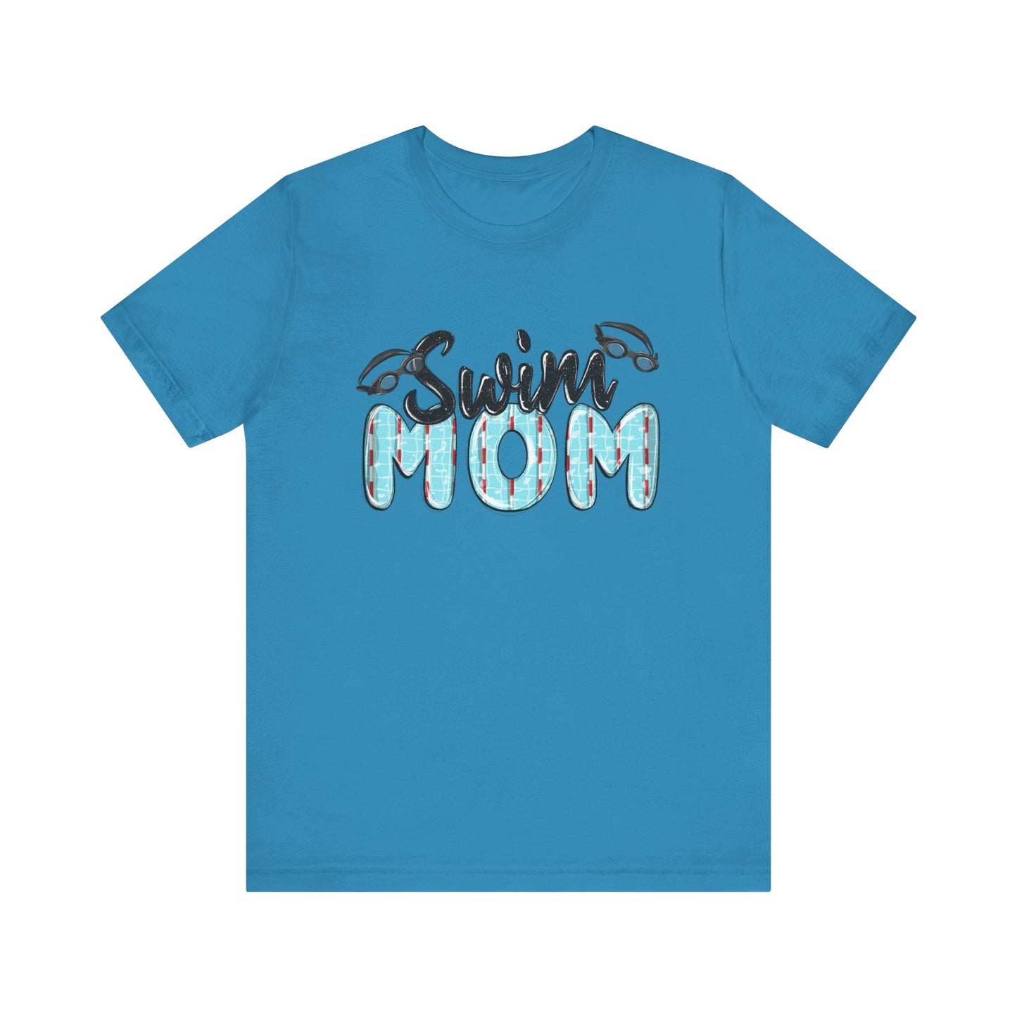 Swim Mom Unisex Jersey Tee - Perfect Gift for Aquatic Enthusiasts