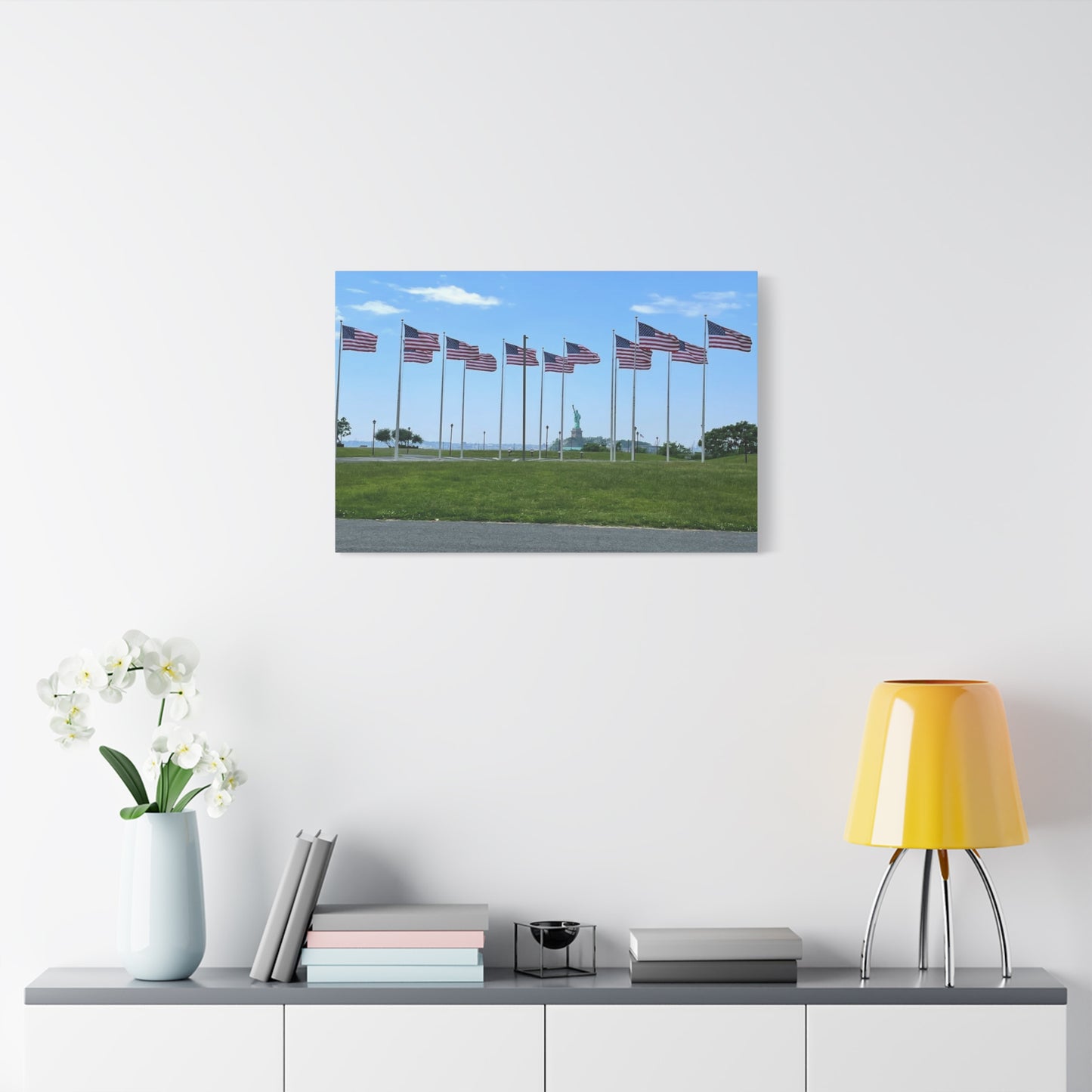 Statue of Liberty Canvas Wall Art - Patriotic Decor