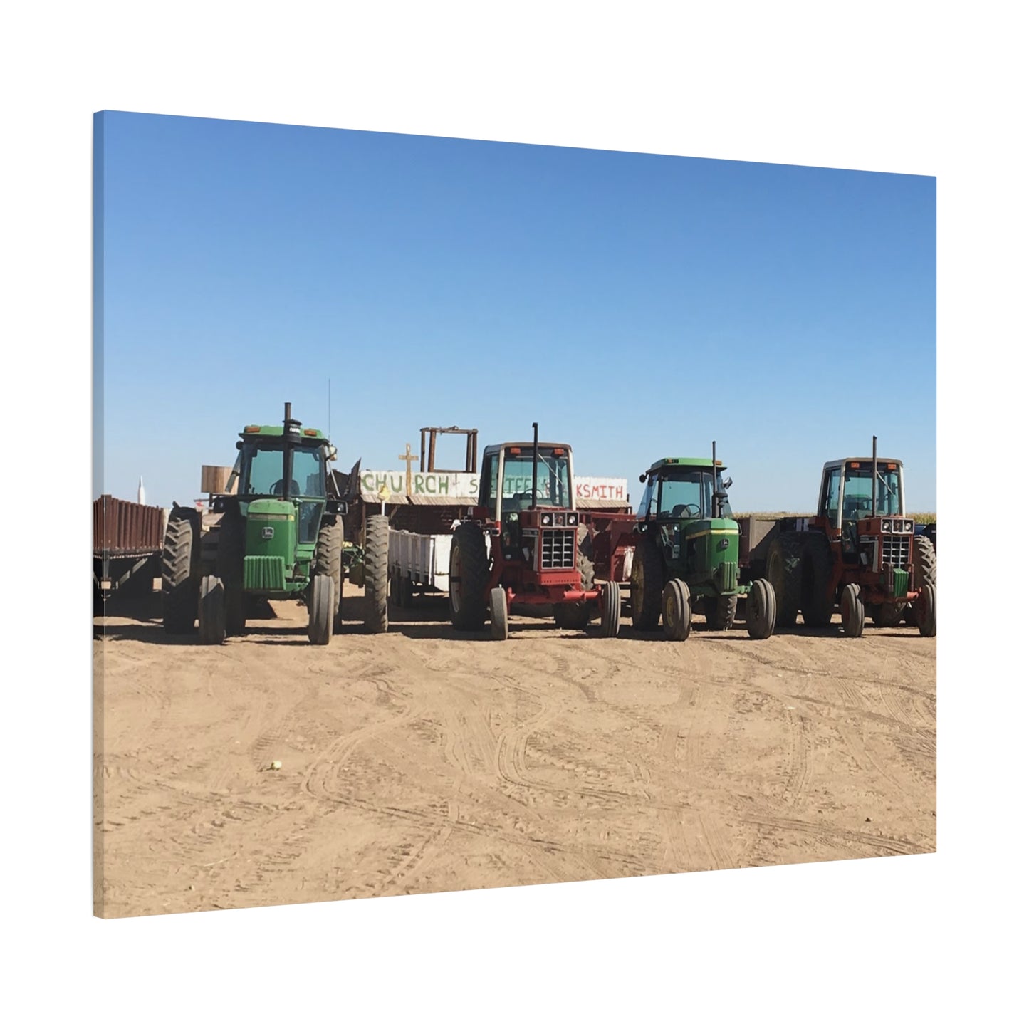Farming Tractors Canvas Art - Stretched Matte Wall Decor
