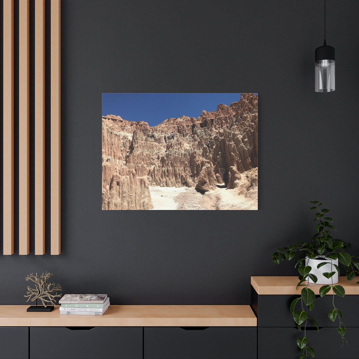 Desert Landscape Canvas Wall Art - Stretched Matte Print