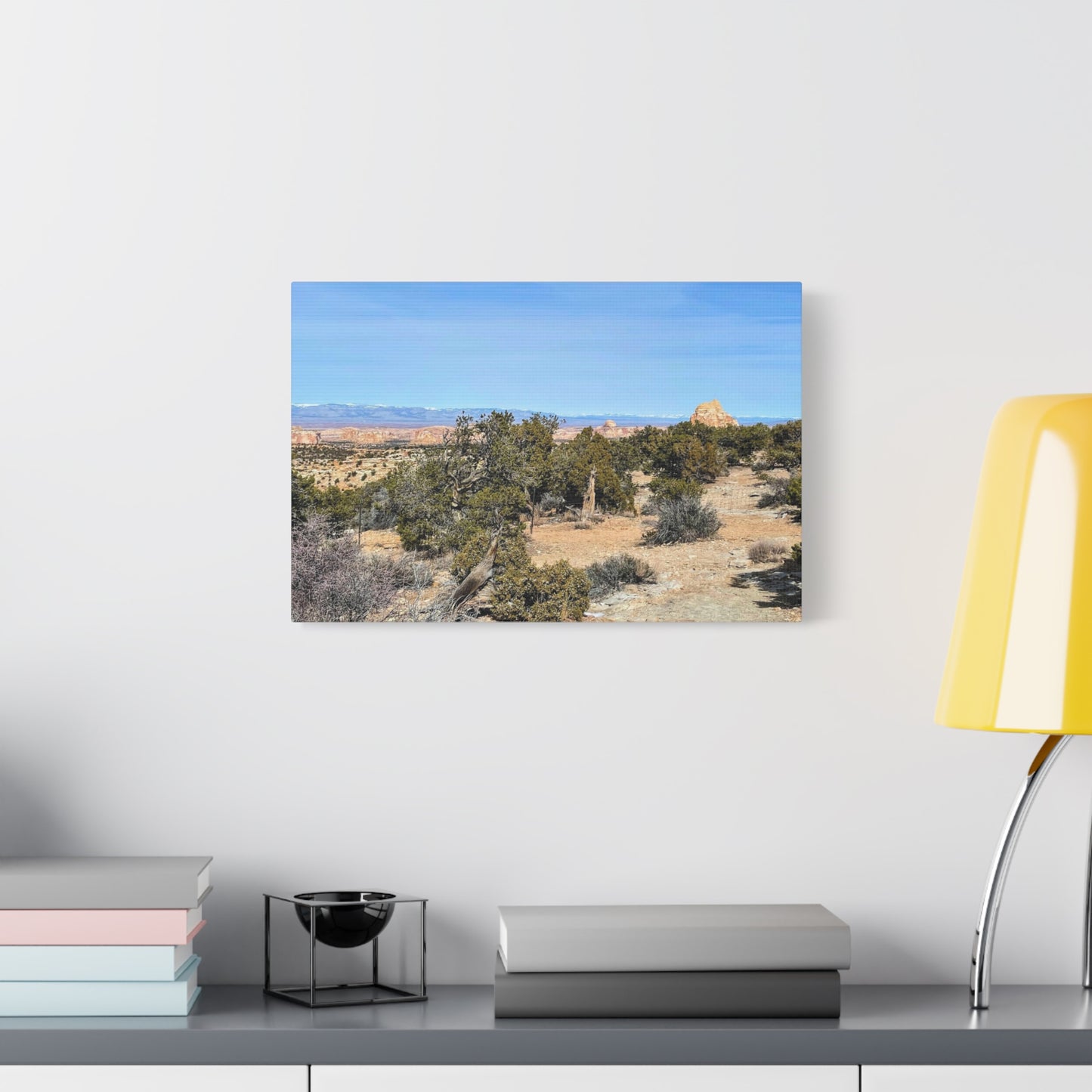 Desert Landscape Canvas Wall Art – 1.25" Matte Stretched Decor for Nature Lovers