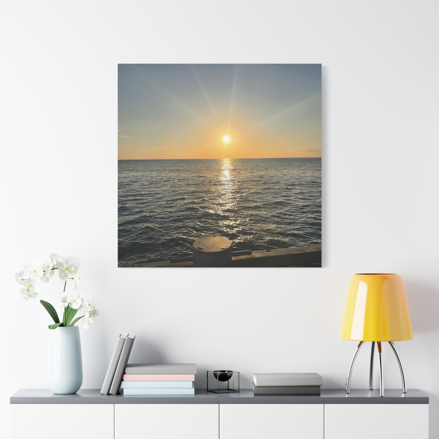 Serene Sunset Canvas Wall Art