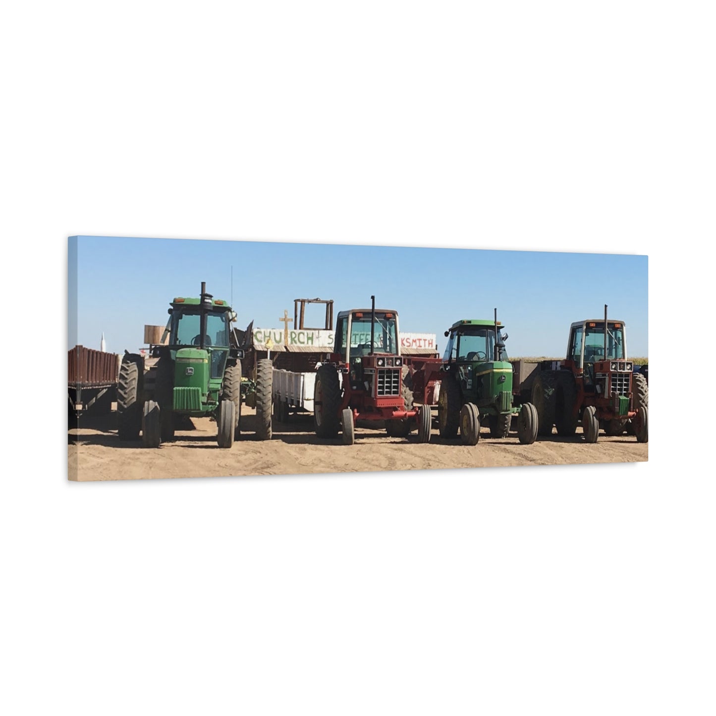 Farming Tractors Canvas Art - Stretched Matte Wall Decor