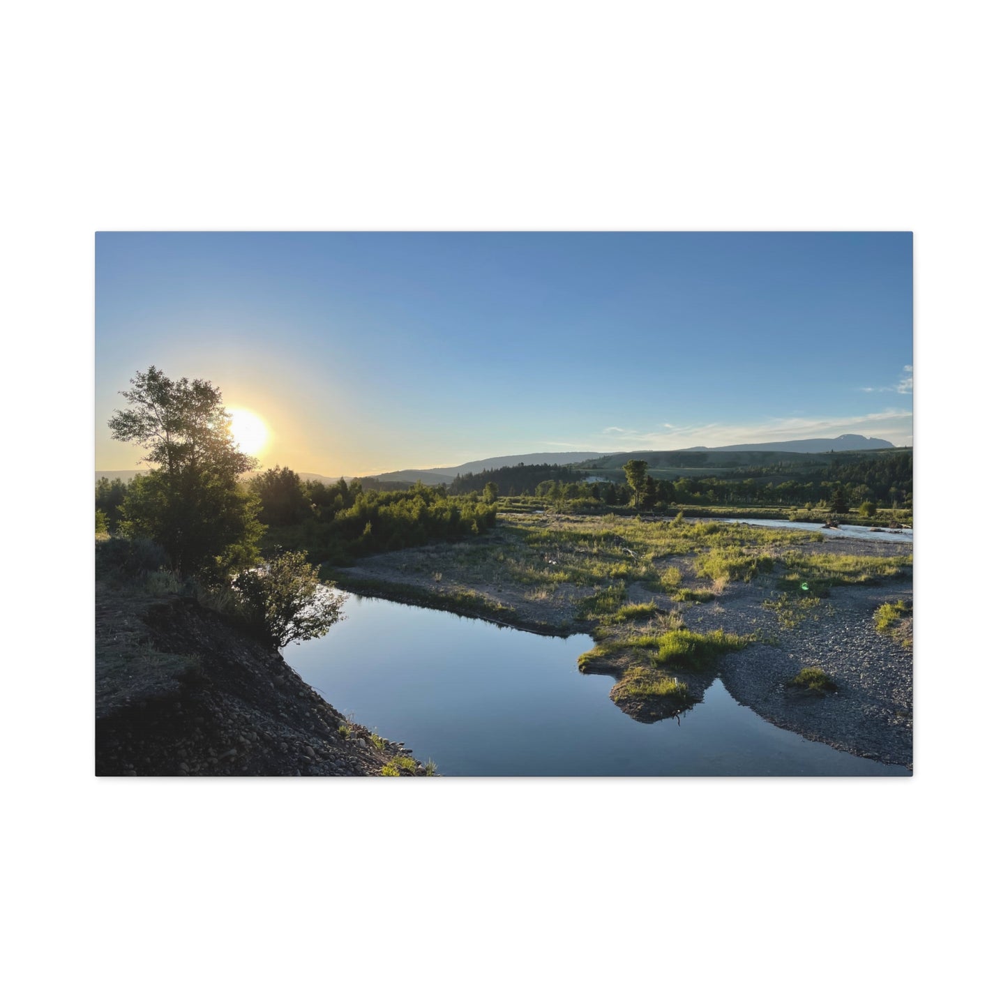 Serene Landscape Matte Canvas Wall Art