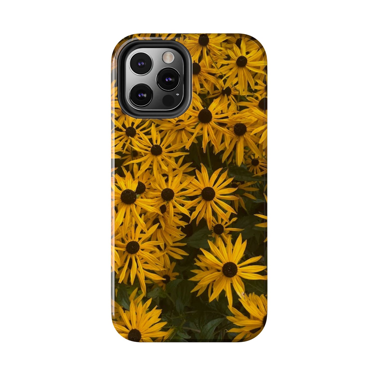 Vibrant Floral Tough Phone Case – Durable Protection with a Sunny Yellow Flower Design