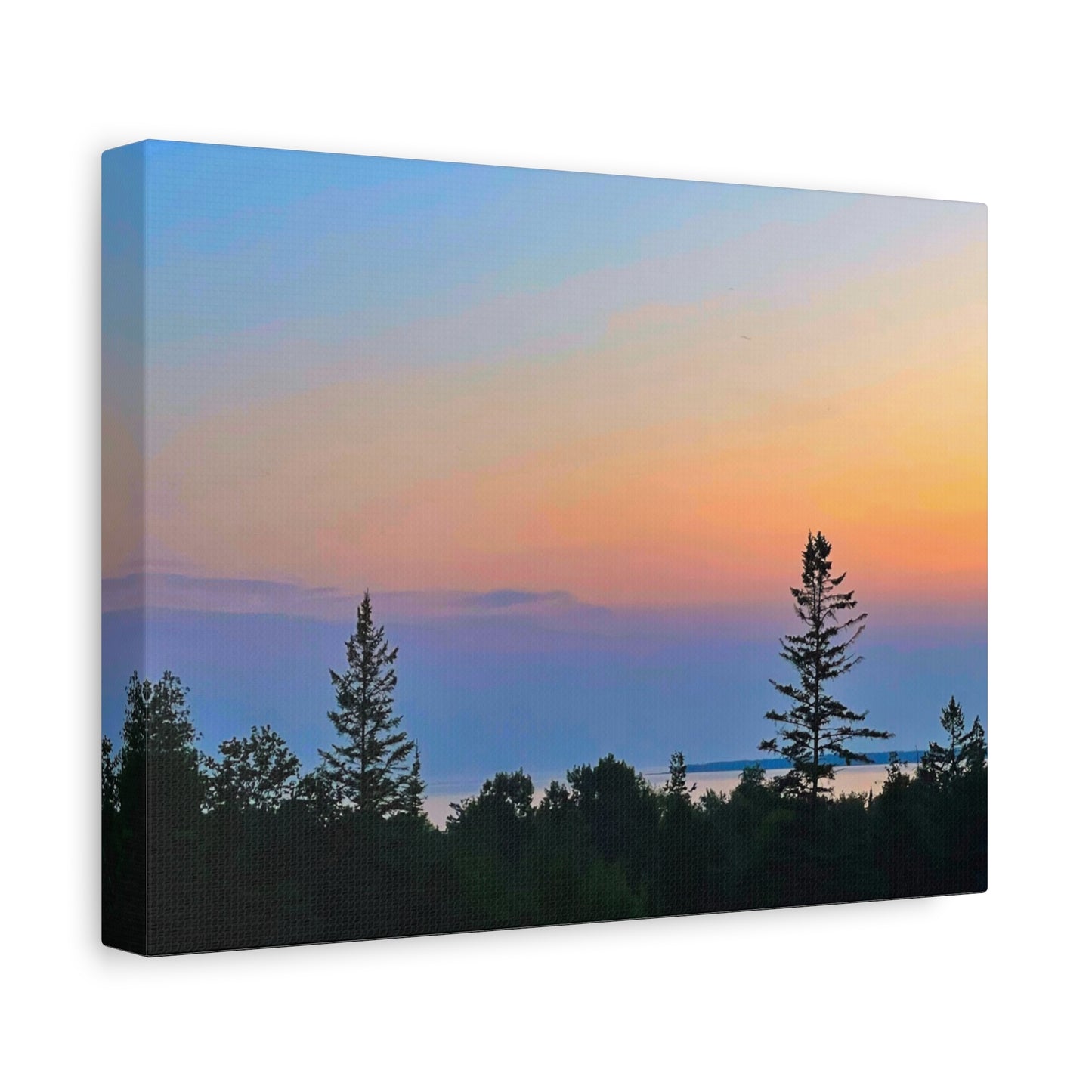 Serene Landscape Canvas Wall Art - Stretched Matte 1.25"