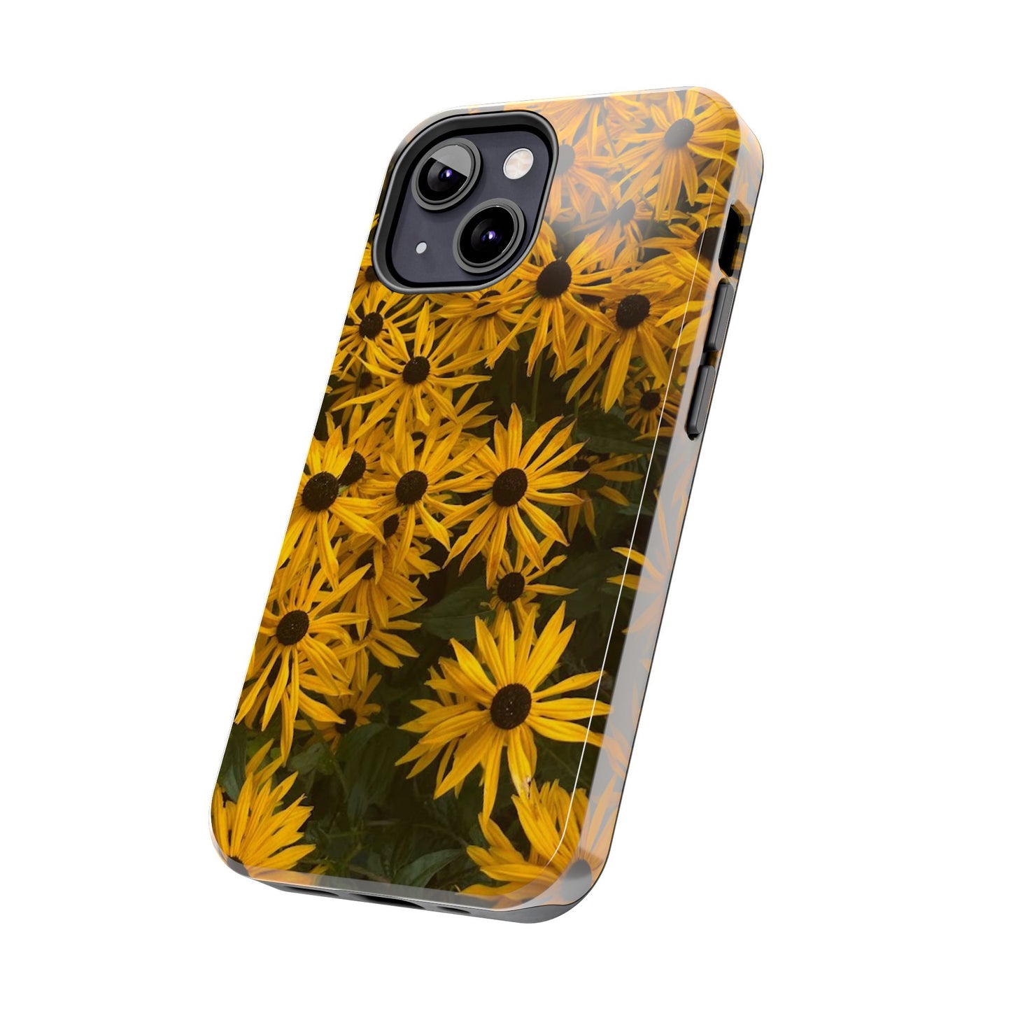 Vibrant Floral Tough Phone Case – Durable Protection with a Sunny Yellow Flower Design