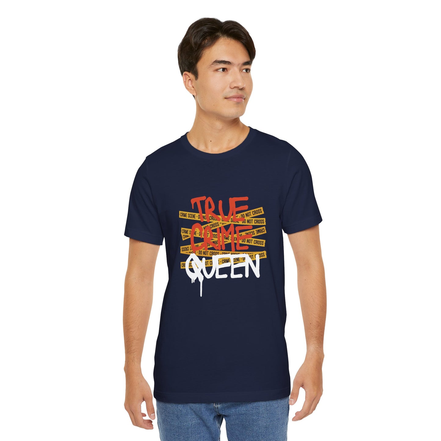 True Crime Queen Unisex Jersey Tee - Perfect for Crime Lovers and True Crime Events