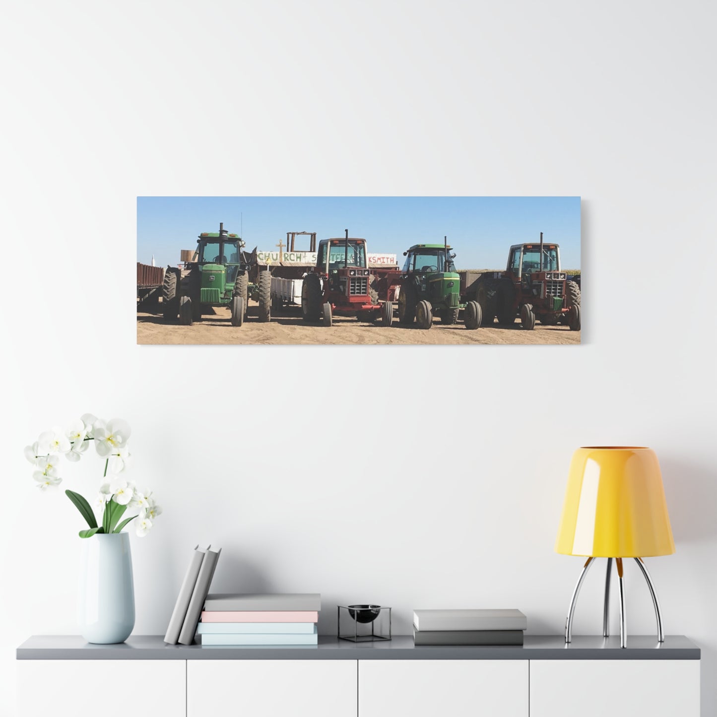 Farming Tractors Canvas Art - Stretched Matte Wall Decor