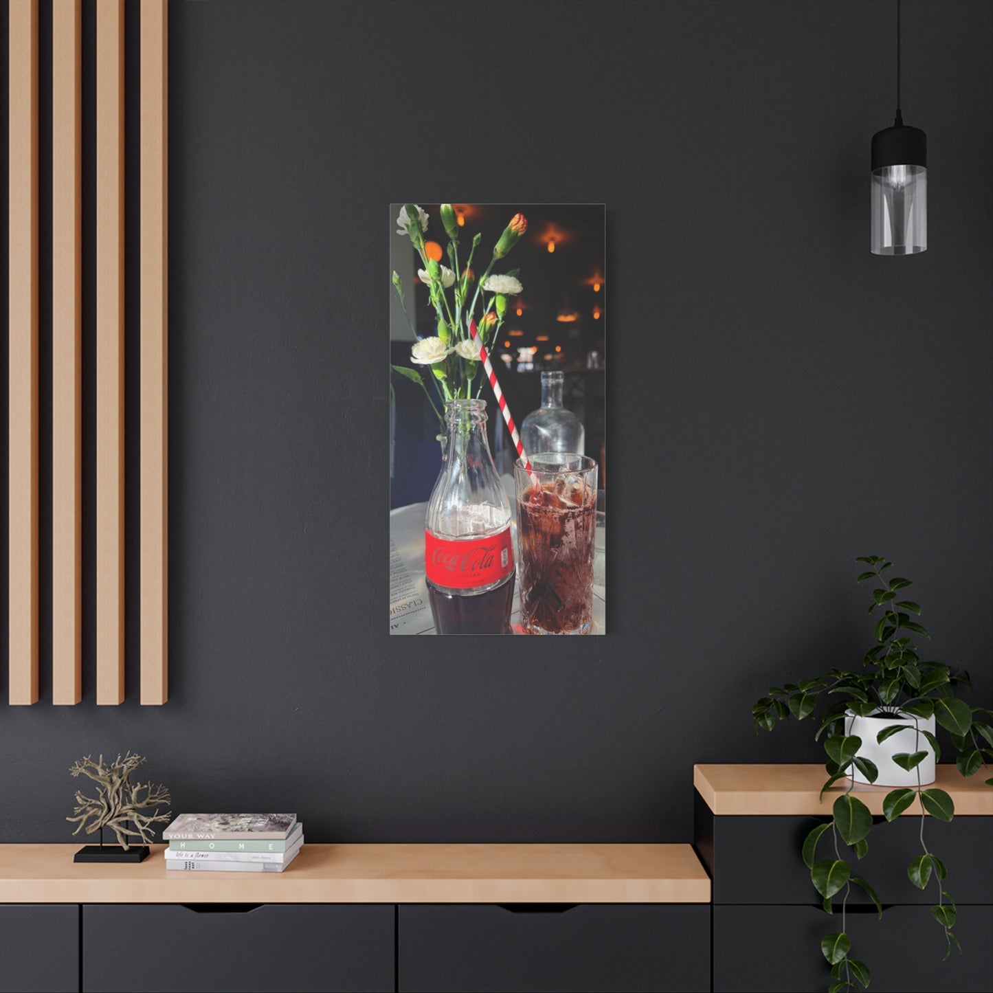 Retro Coca-Cola Canvas Wall Art - 1.25" Stretched Print for Home Decor
