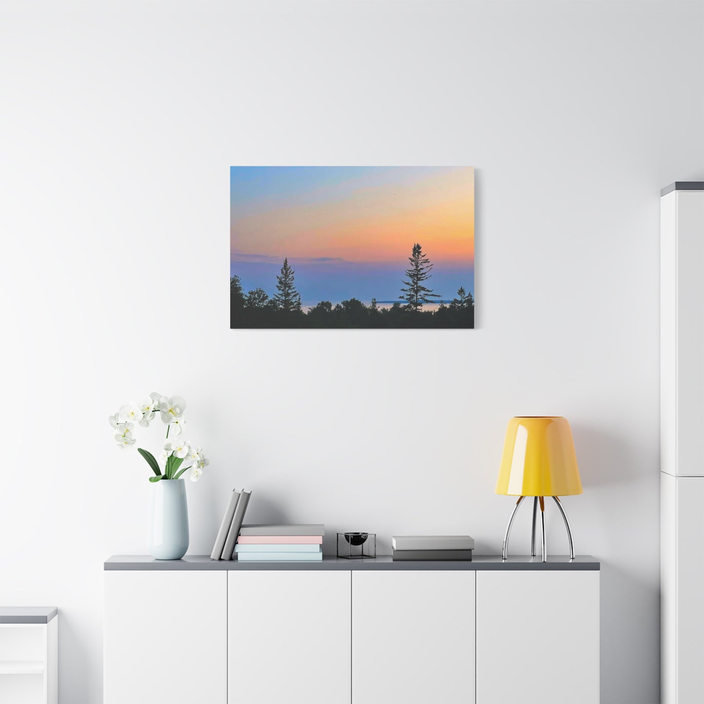 Serene Landscape Canvas Wall Art - Stretched Matte 1.25"