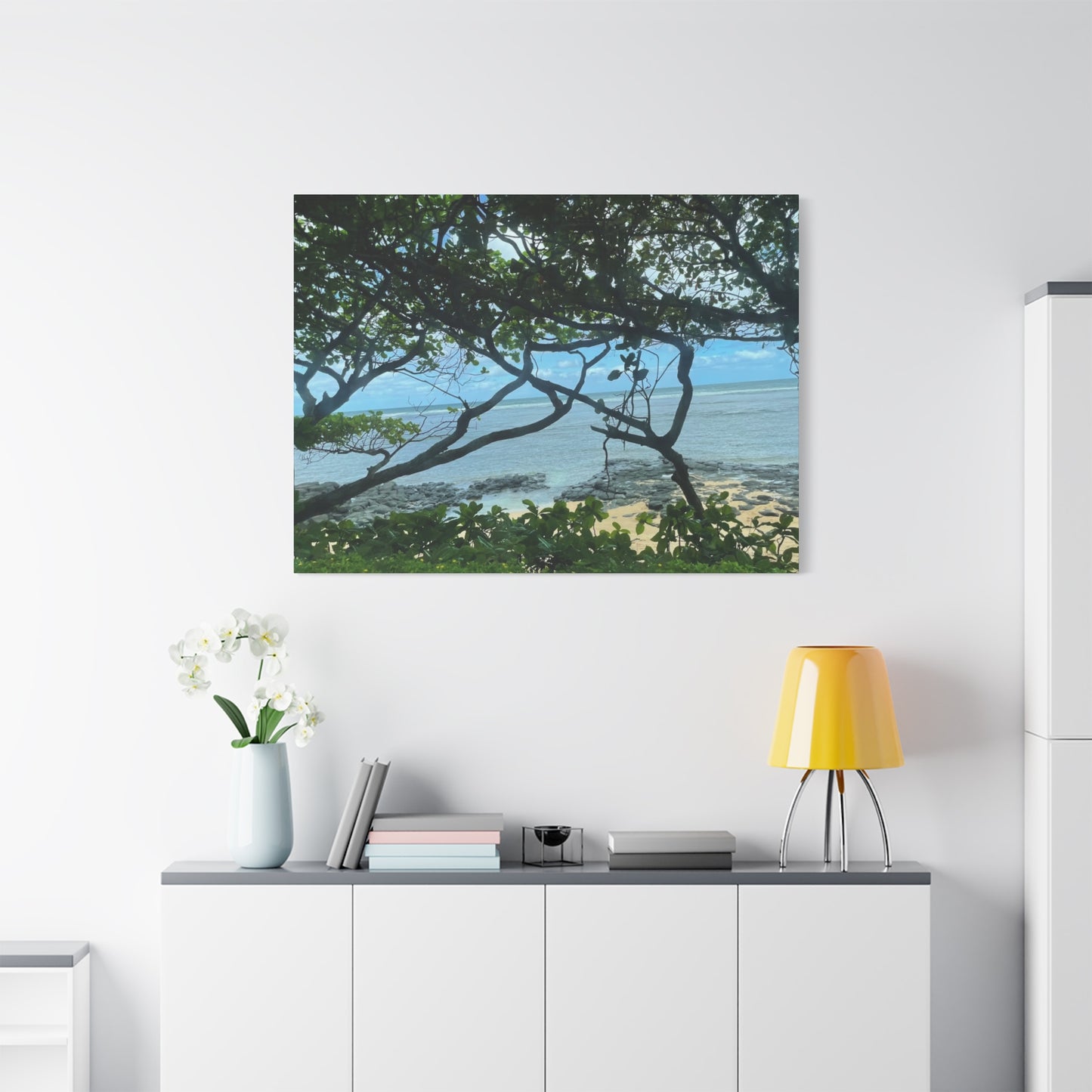 Serene Coastal Canvas Art Print - 1.25" Stretched Wall Décor