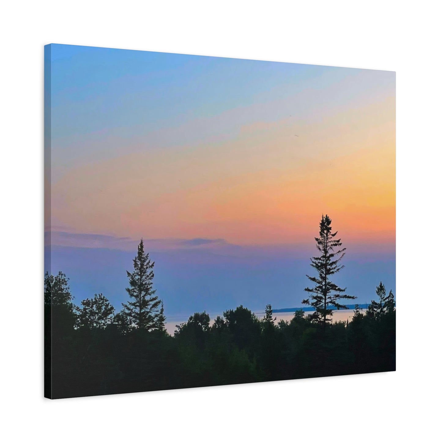 Serene Landscape Canvas Wall Art - Stretched Matte 1.25"