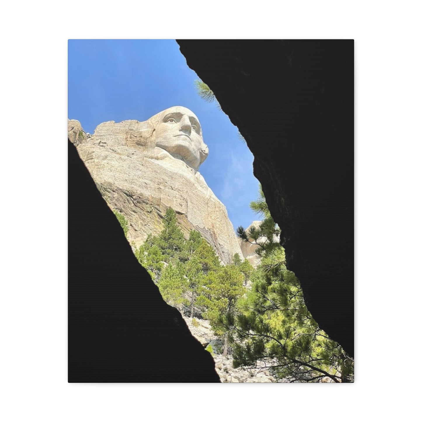 Mount Rushmore Matte Canvas Wall Art - Nature & History Decor