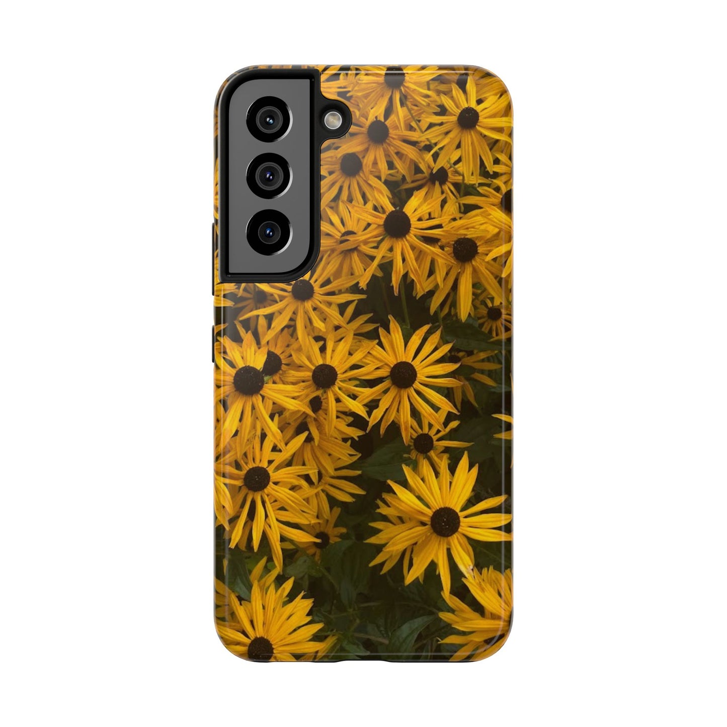 Vibrant Floral Tough Phone Case – Durable Protection with a Sunny Yellow Flower Design