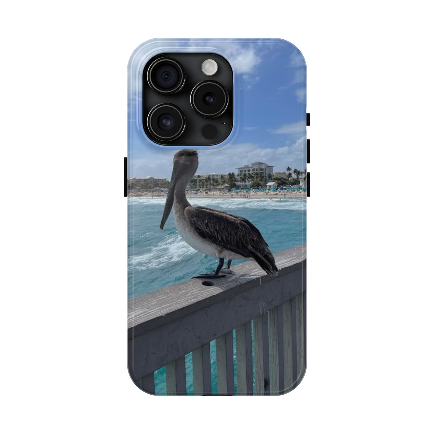 Coastal Pelican Tough Phone Cases - Durable Protection with Ocean Vibe