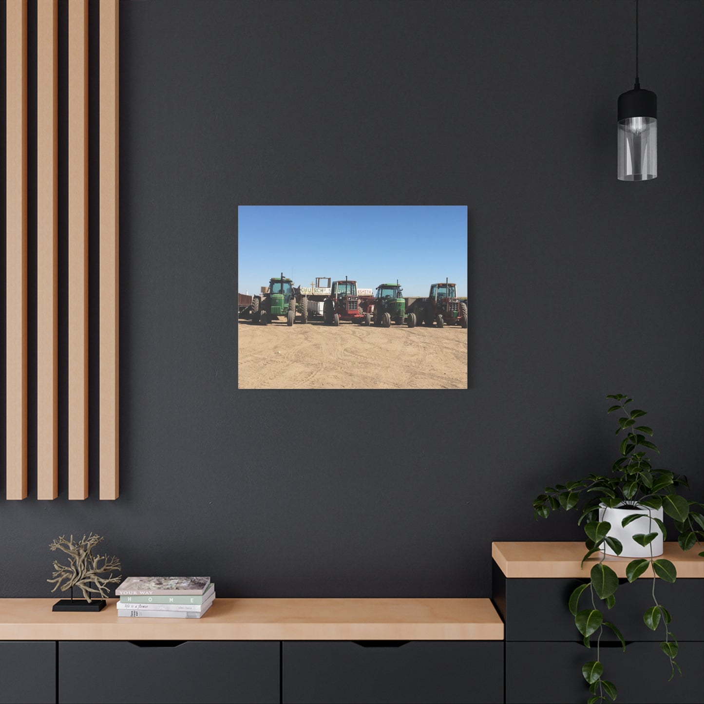 Farming Tractors Canvas Art - Stretched Matte Wall Decor