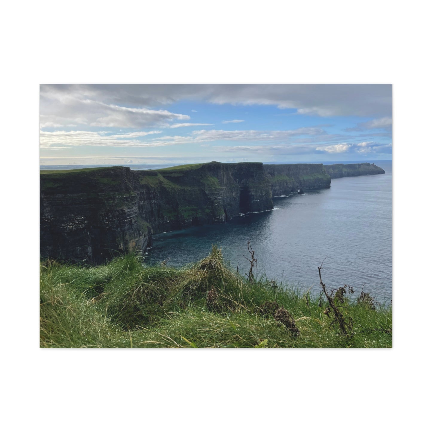 Coastal Cliffs Matte Canvas Wall Art - Tranquil Nature Decor
