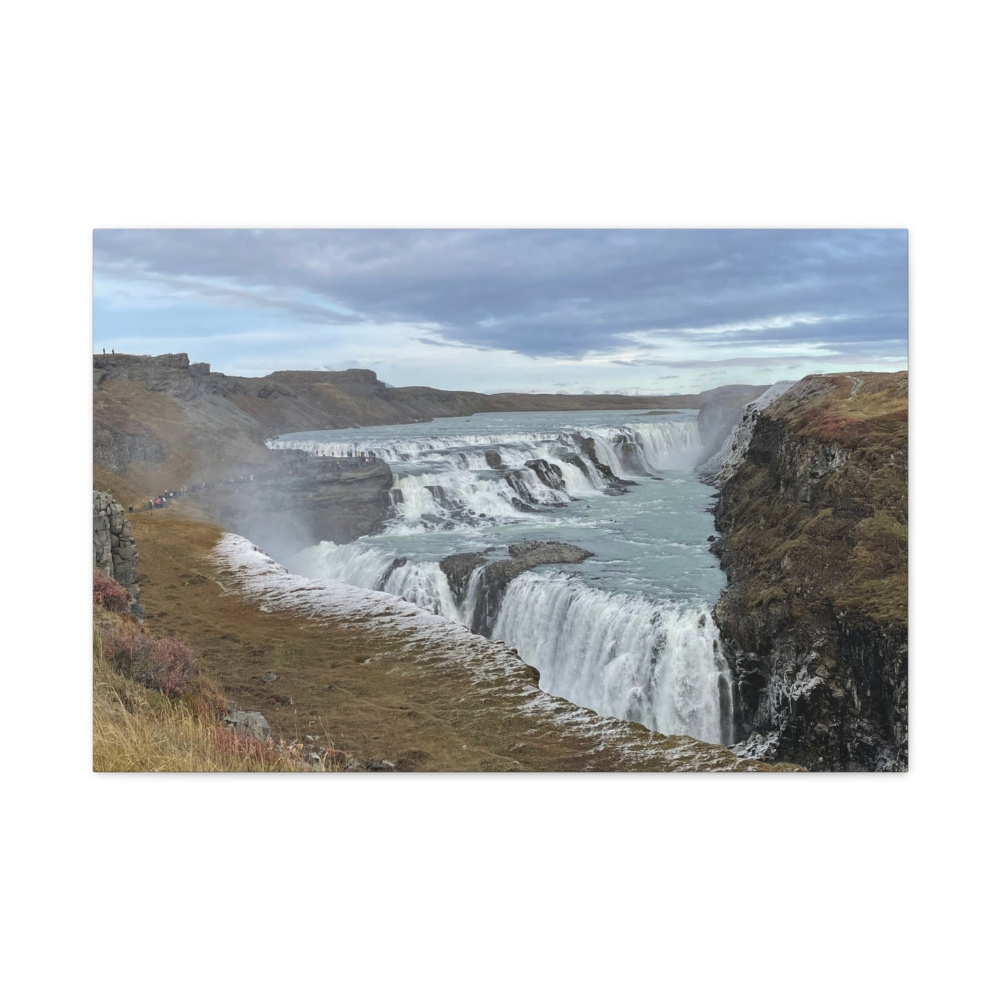 Serene Waterfall Canvas Wall Art - Tranquil Nature Decor