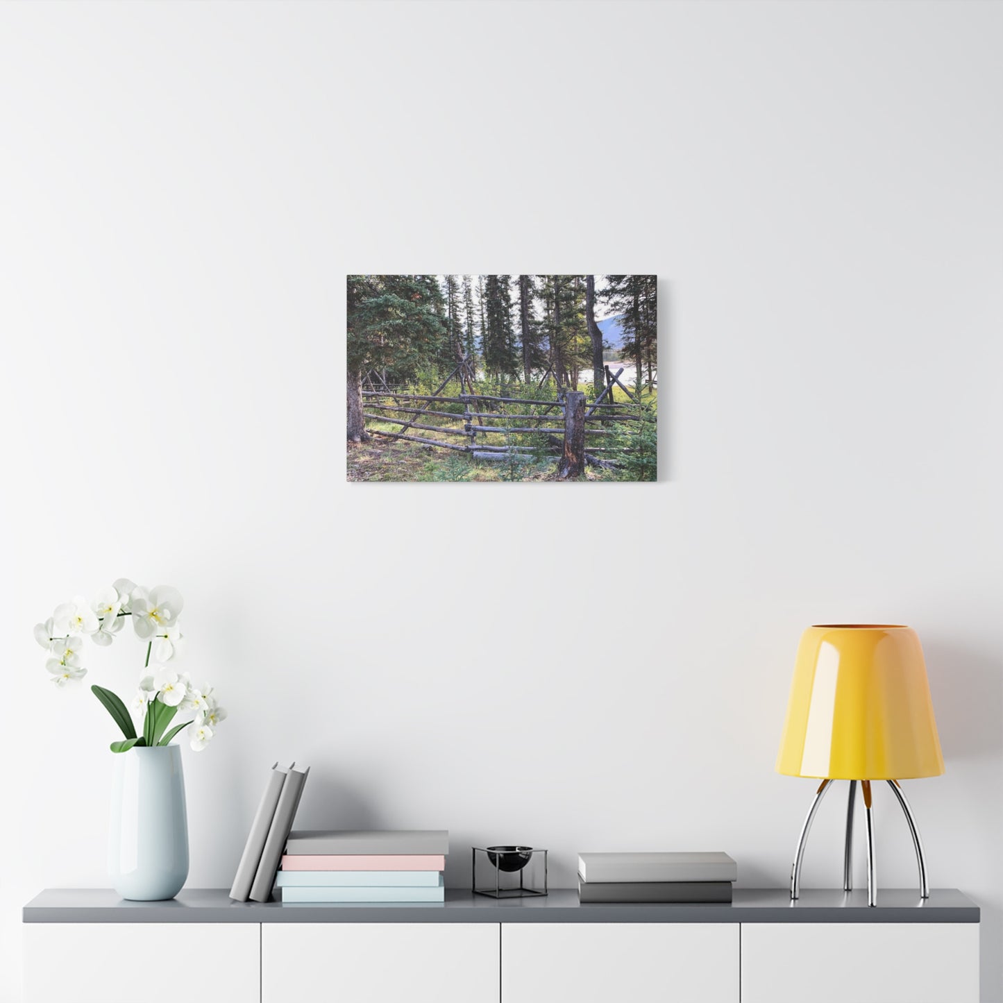 Nature-Inspired Wall Art Canvas Print - Tranquil Forest Scene
