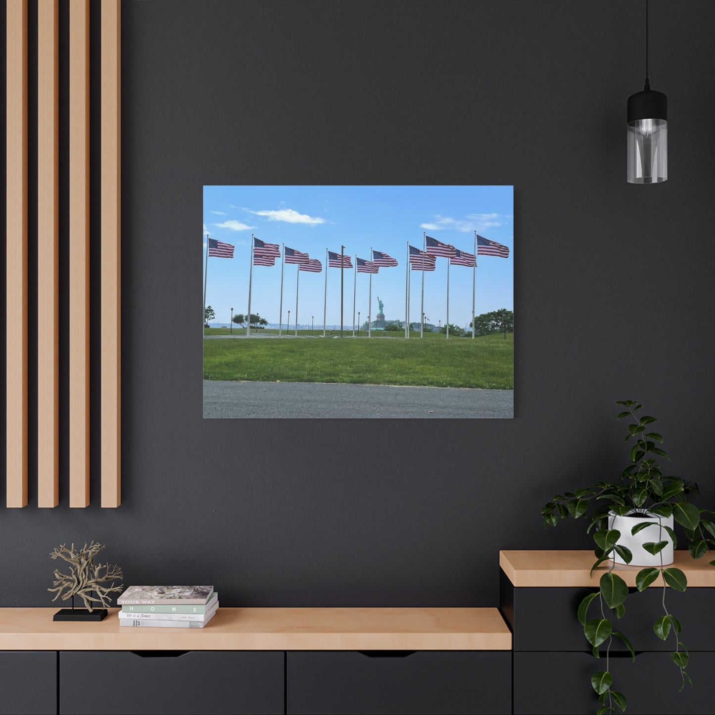 Statue of Liberty Canvas Wall Art - Patriotic Decor