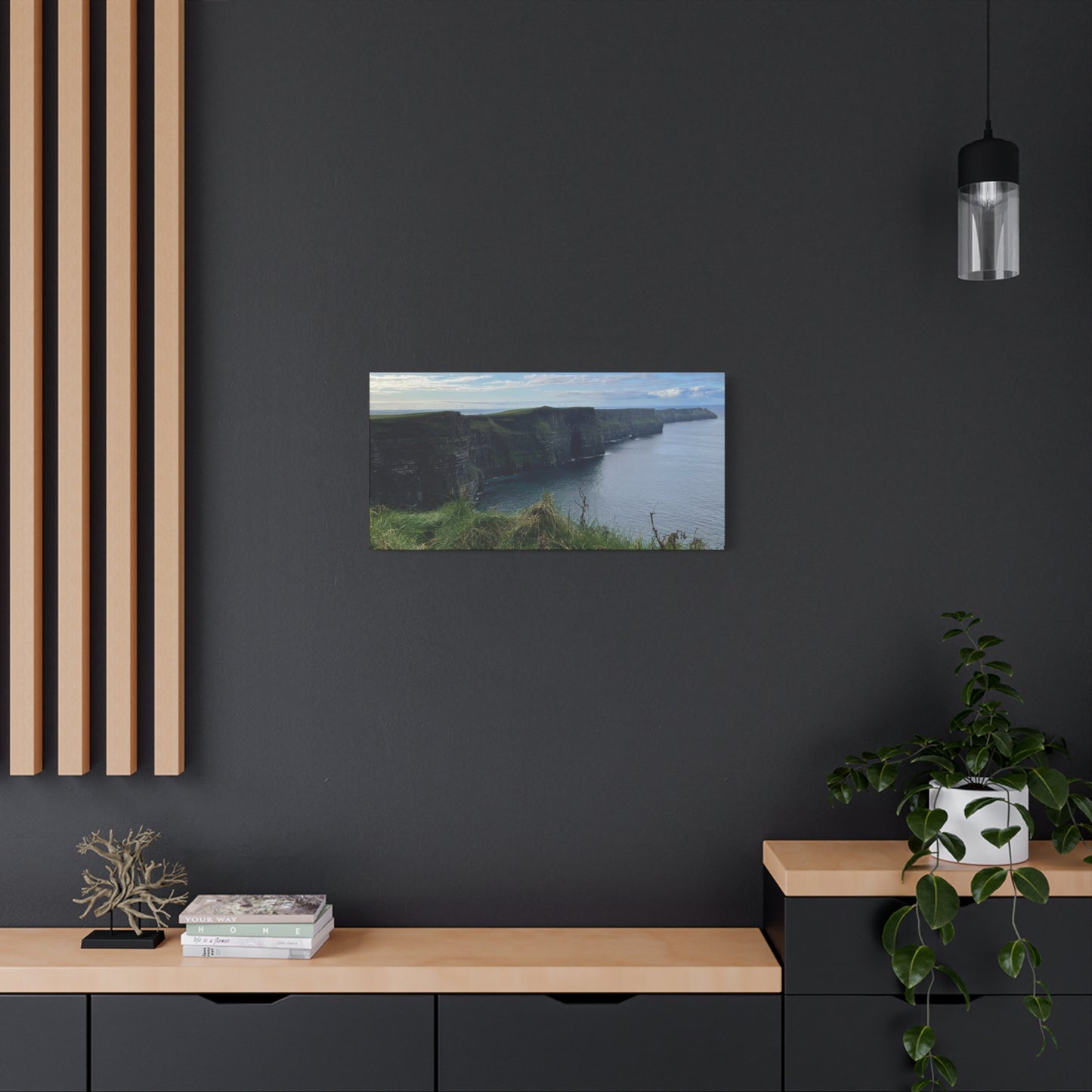 Coastal Cliffs Matte Canvas Wall Art - Tranquil Nature Decor