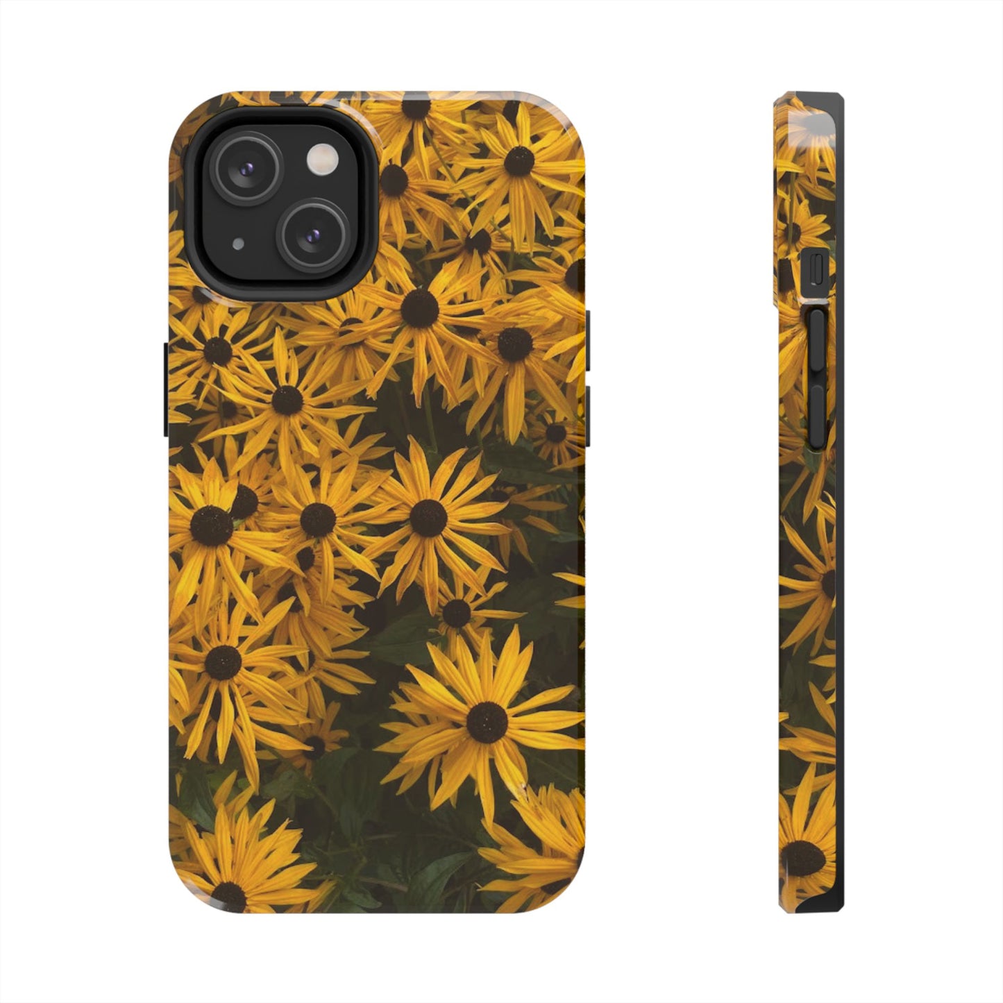 Vibrant Floral Tough Phone Case – Durable Protection with a Sunny Yellow Flower Design