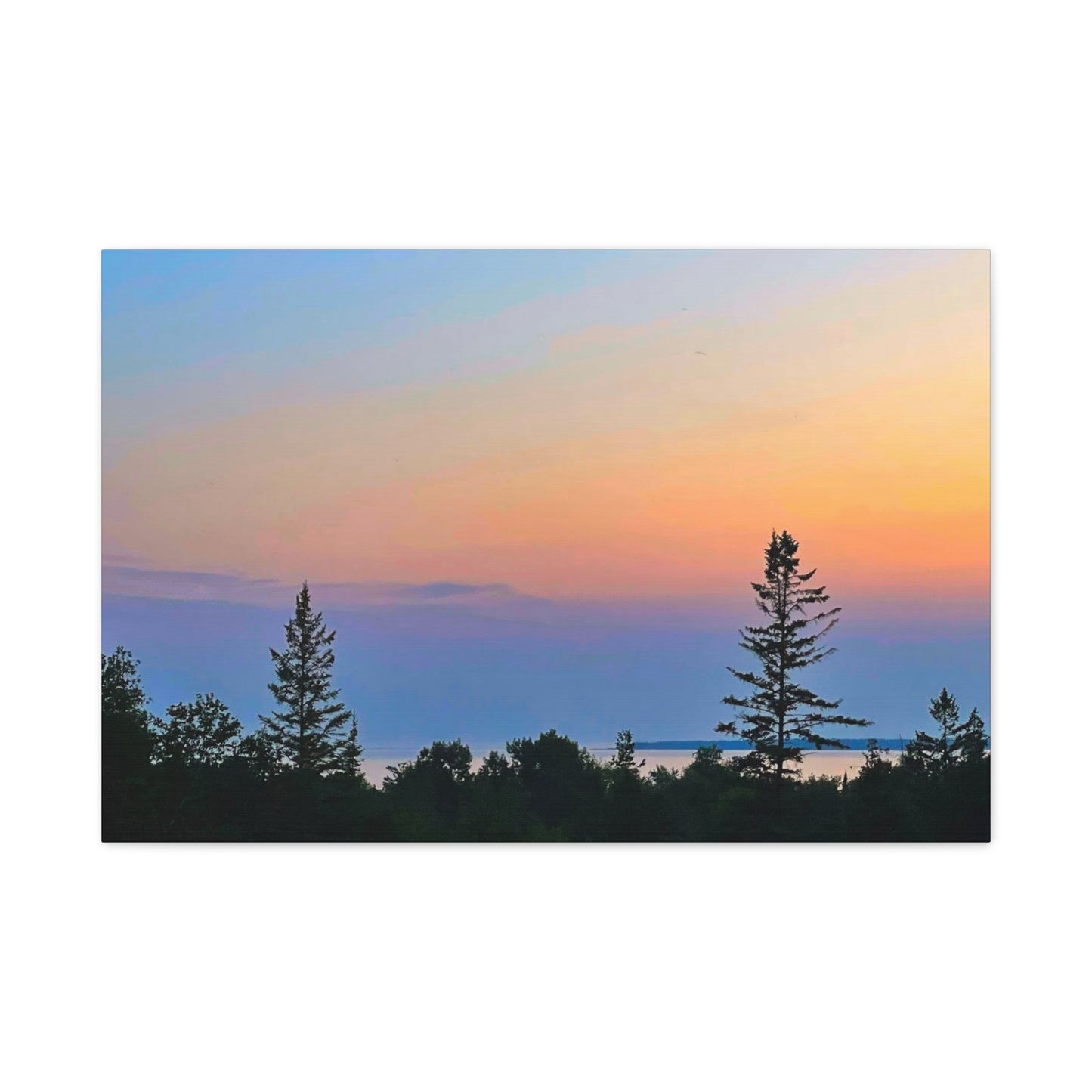 Serene Landscape Canvas Wall Art - Stretched Matte 1.25"