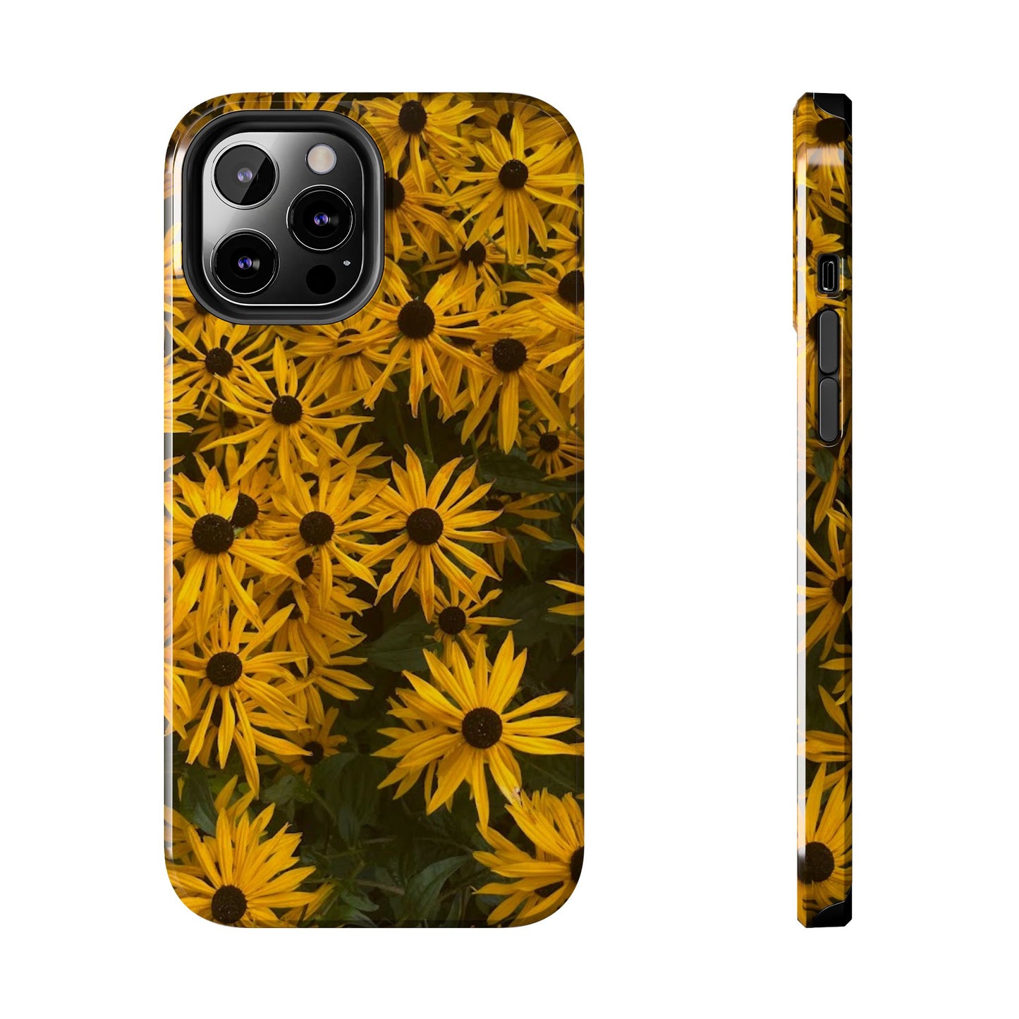 Vibrant Floral Tough Phone Case – Durable Protection with a Sunny Yellow Flower Design