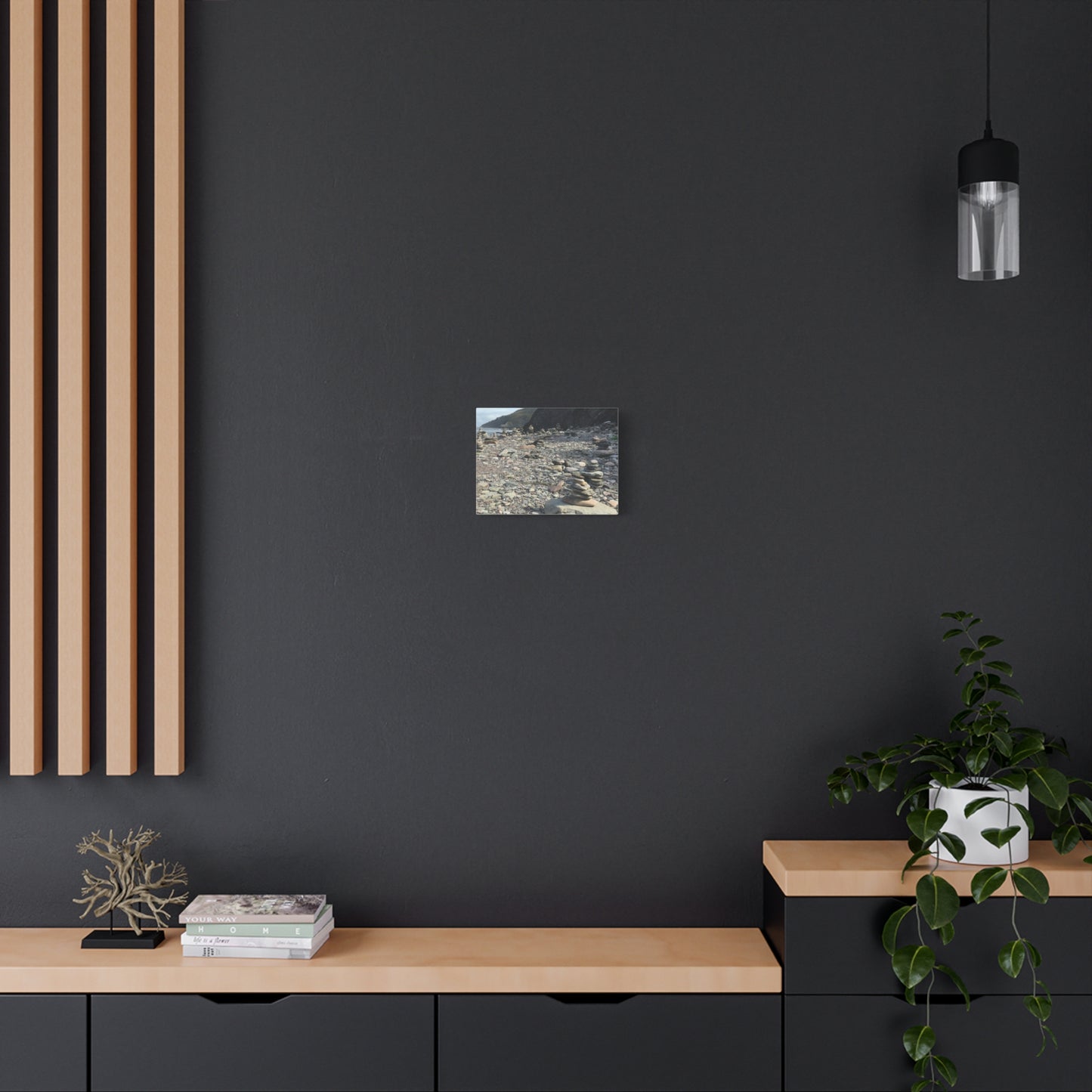 Peaceful Rock Stack Art Canvas - Nature-Inspired Wall Decor